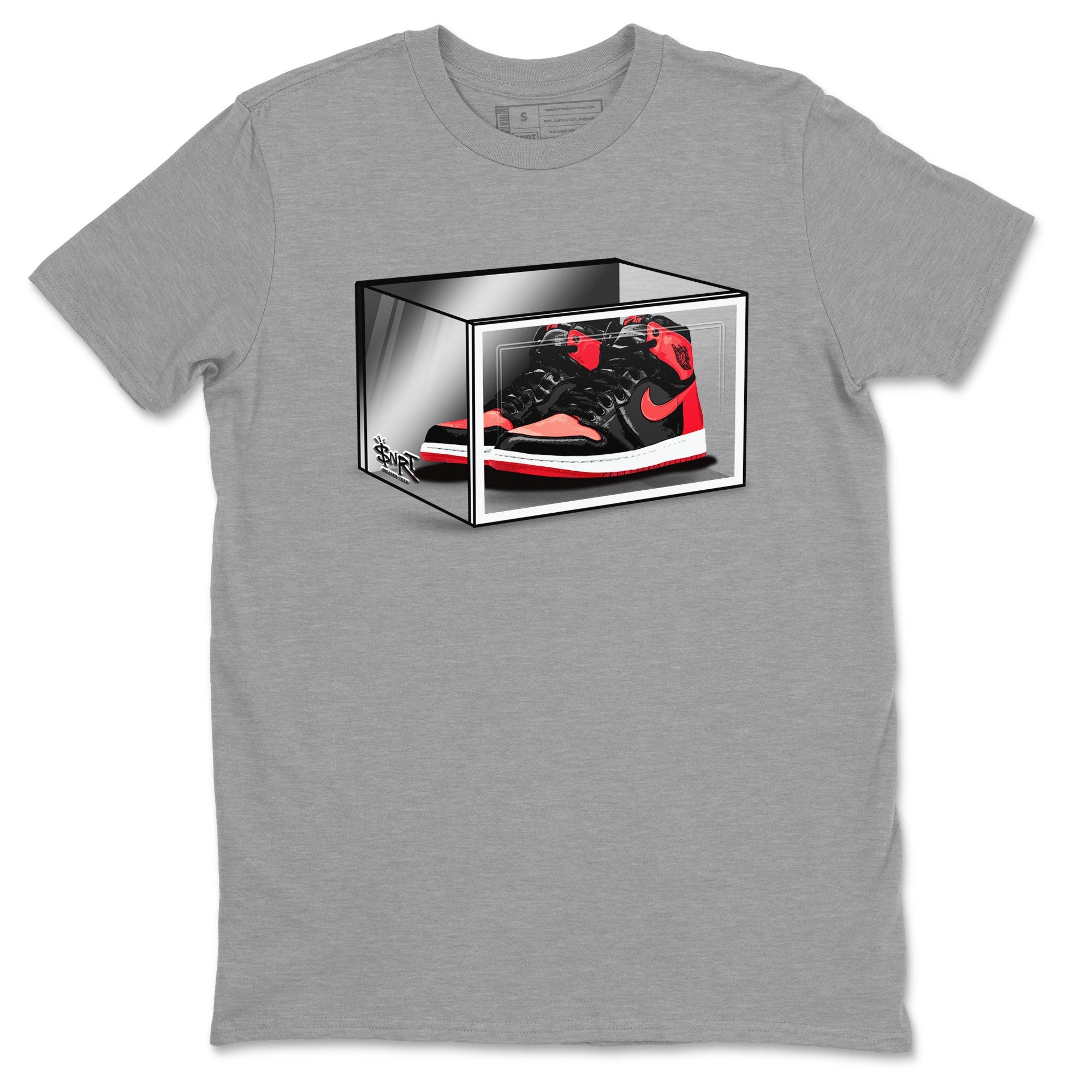 Shoe Box snkmatch Tee - Air Jordan 1 Satin Bred