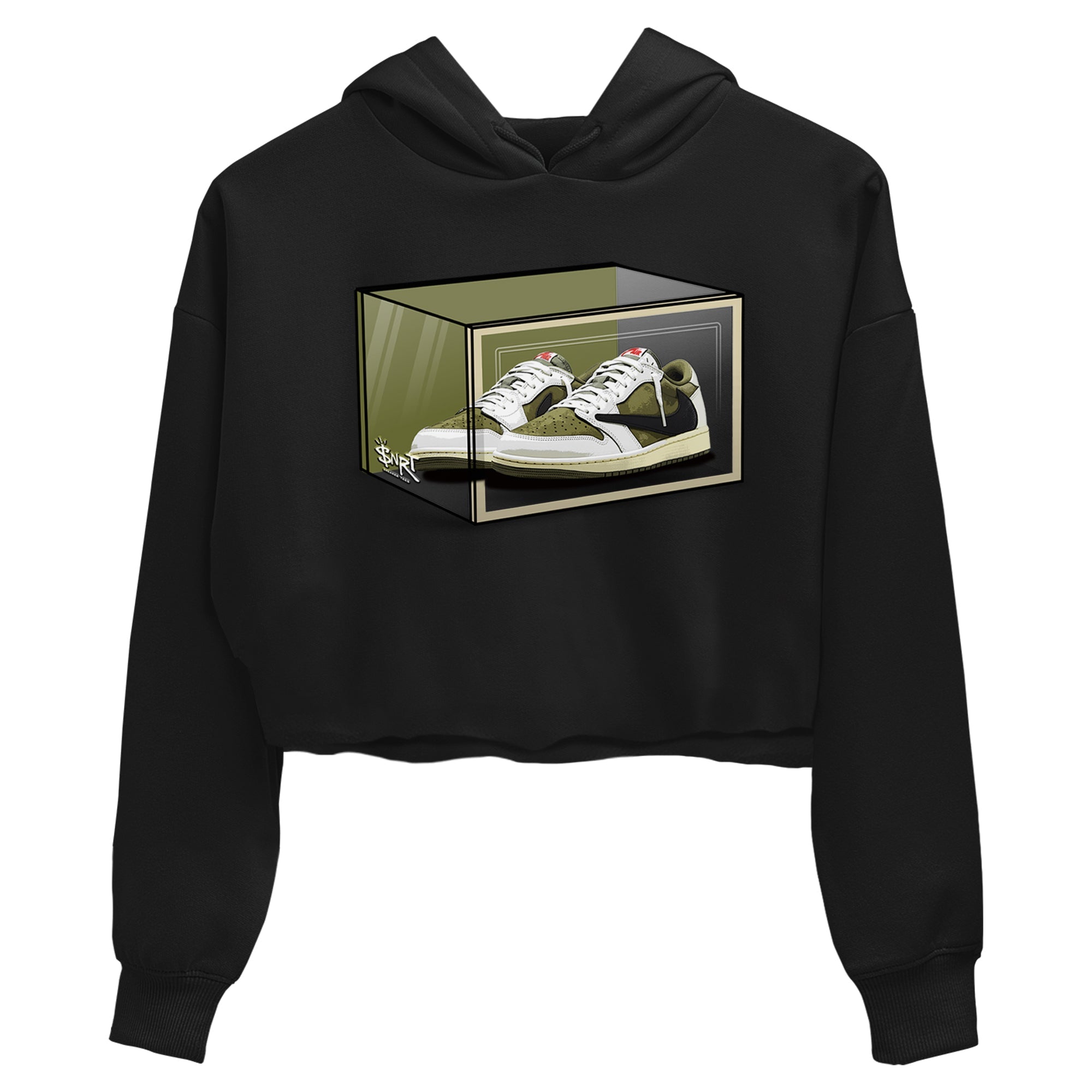 Shoe Box snkmatch Women's Top - Air Jordan 1 Travis Scott Medium Olive