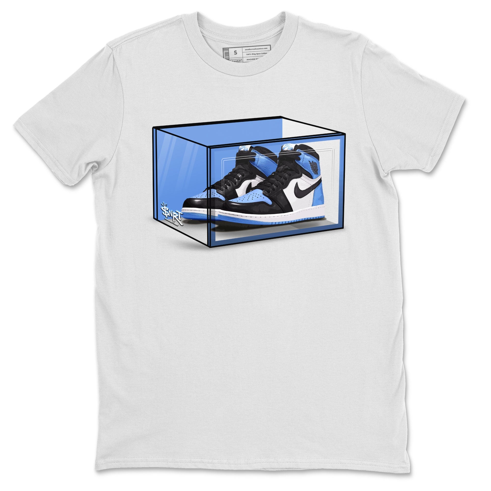 Shoe Box snkmatch Tee - Air Jordan 1 UNC Toe