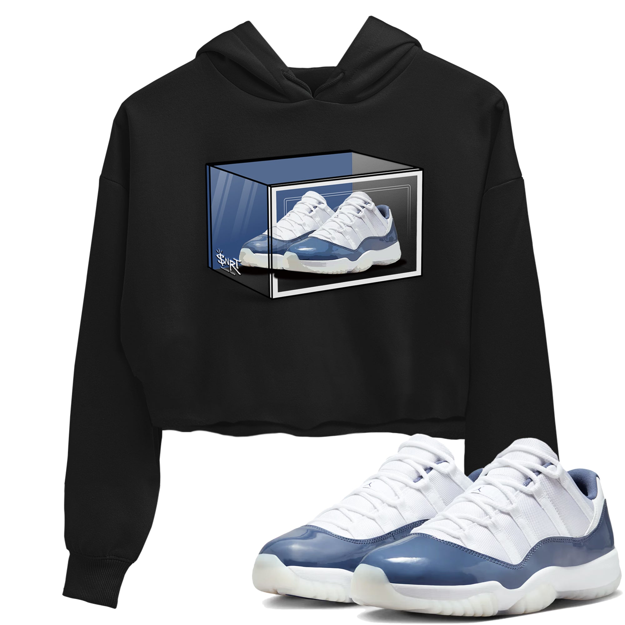 Shoe Box snkmatch Women's Top - Air Jordan 11 Diffused Blue