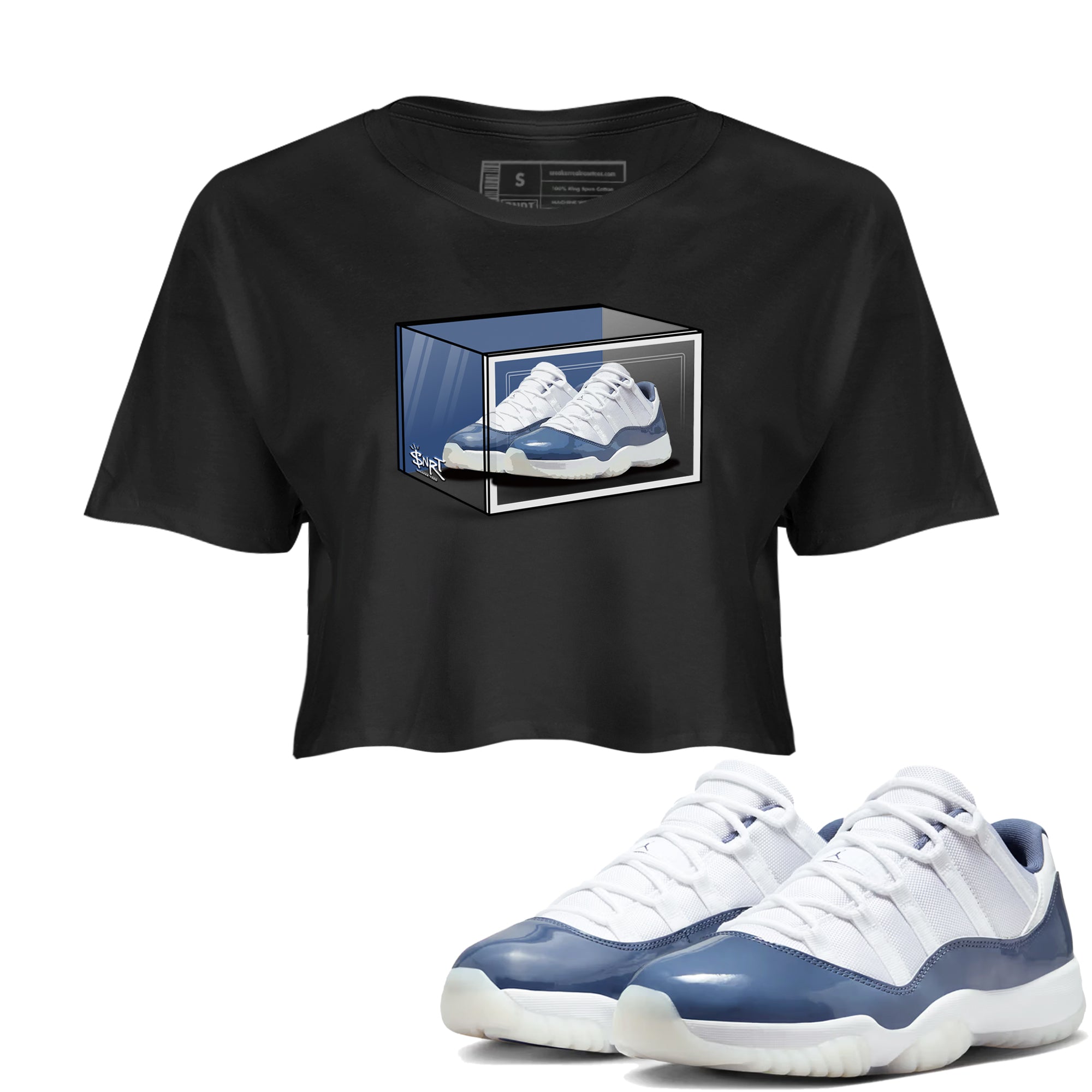 Shoe Box snkmatch Women's Top - Air Jordan 11 Diffused Blue