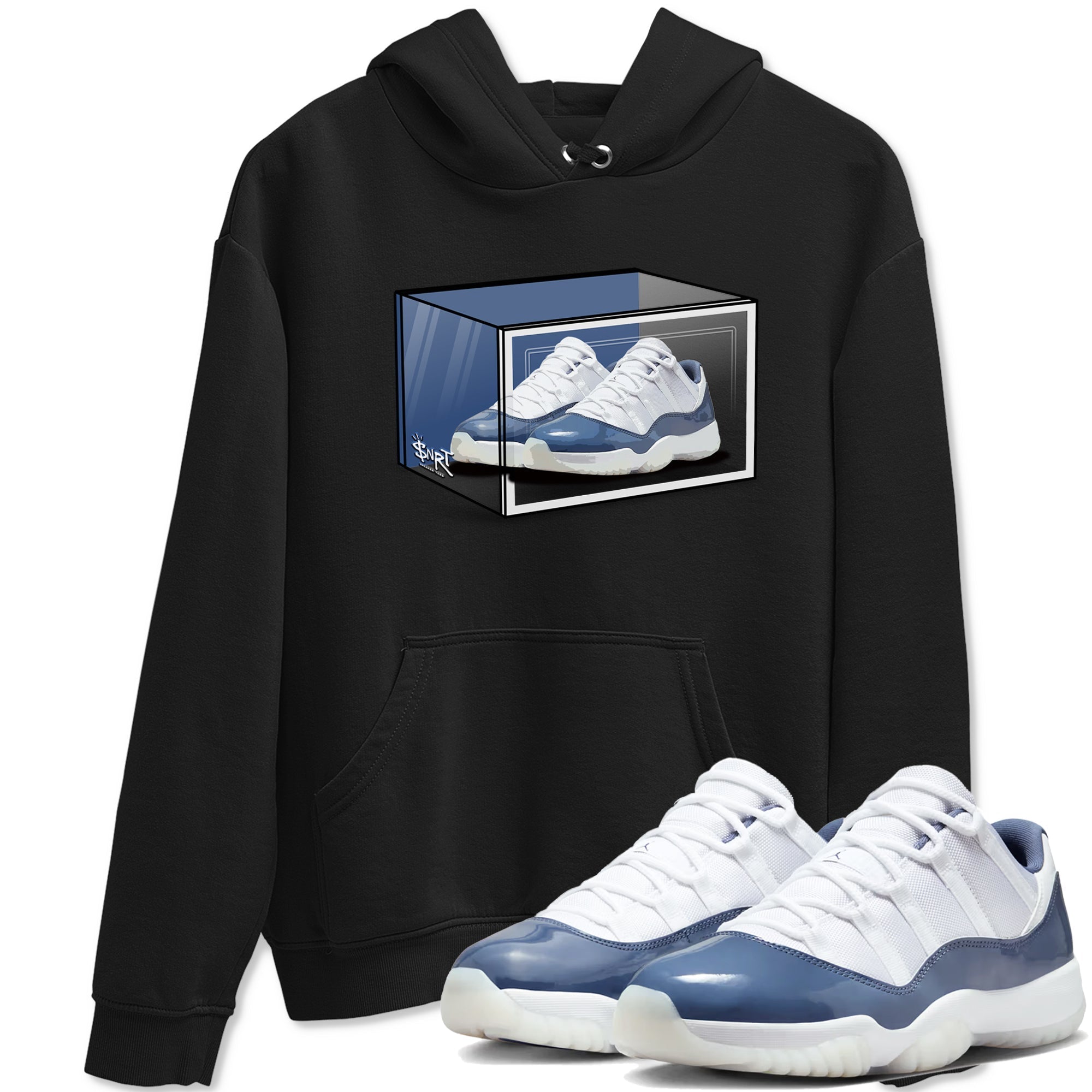 Shoe Box snkmatch Tees - Air Jordan 11 Diffused Blue