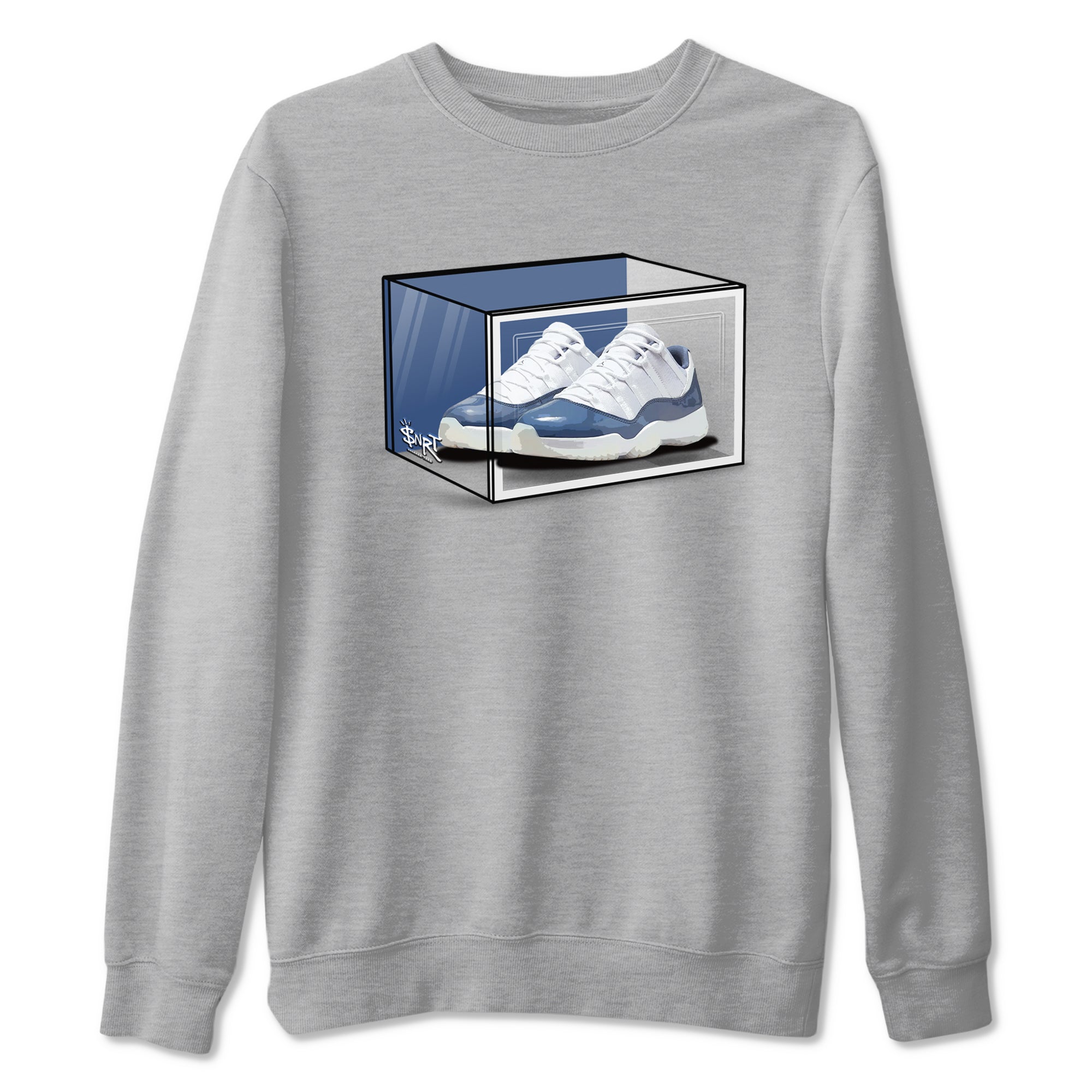 Shoe Box snkmatch Tees - Air Jordan 11 Diffused Blue