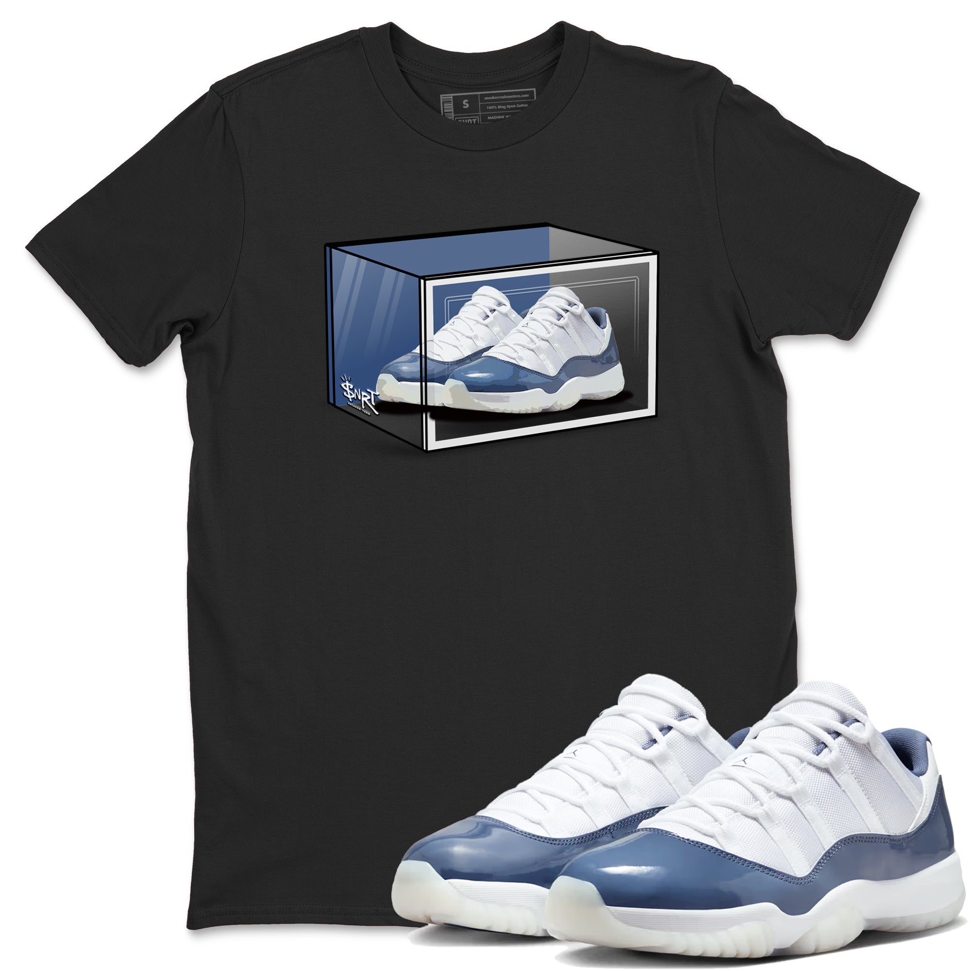 Shoe Box snkmatch Tees - Air Jordan 11 Diffused Blue