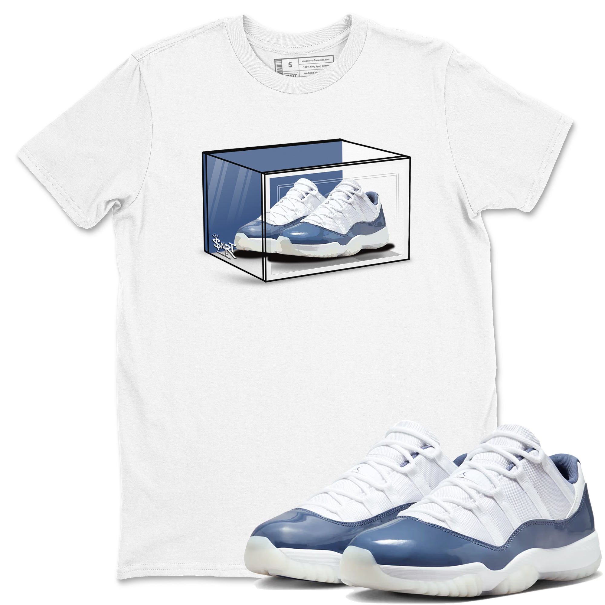 Shoe Box snkmatch Tees - Air Jordan 11 Diffused Blue
