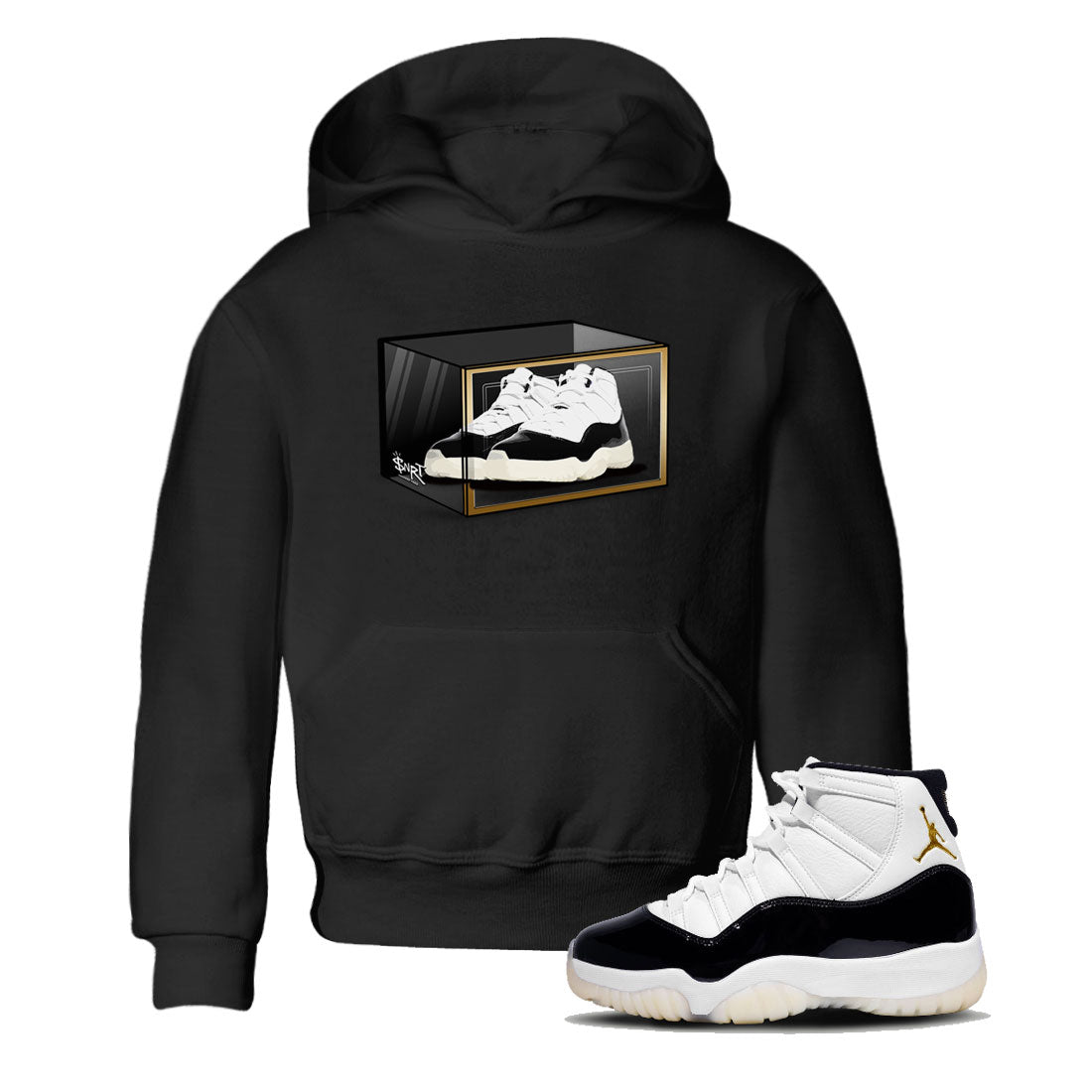 Shoe Box snkmatch Tee Kids - Air Jordan 11 Gratitude