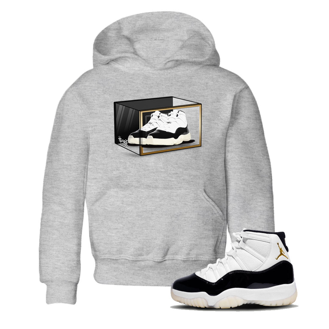 Shoe Box snkmatch Tee Kids - Air Jordan 11 Gratitude