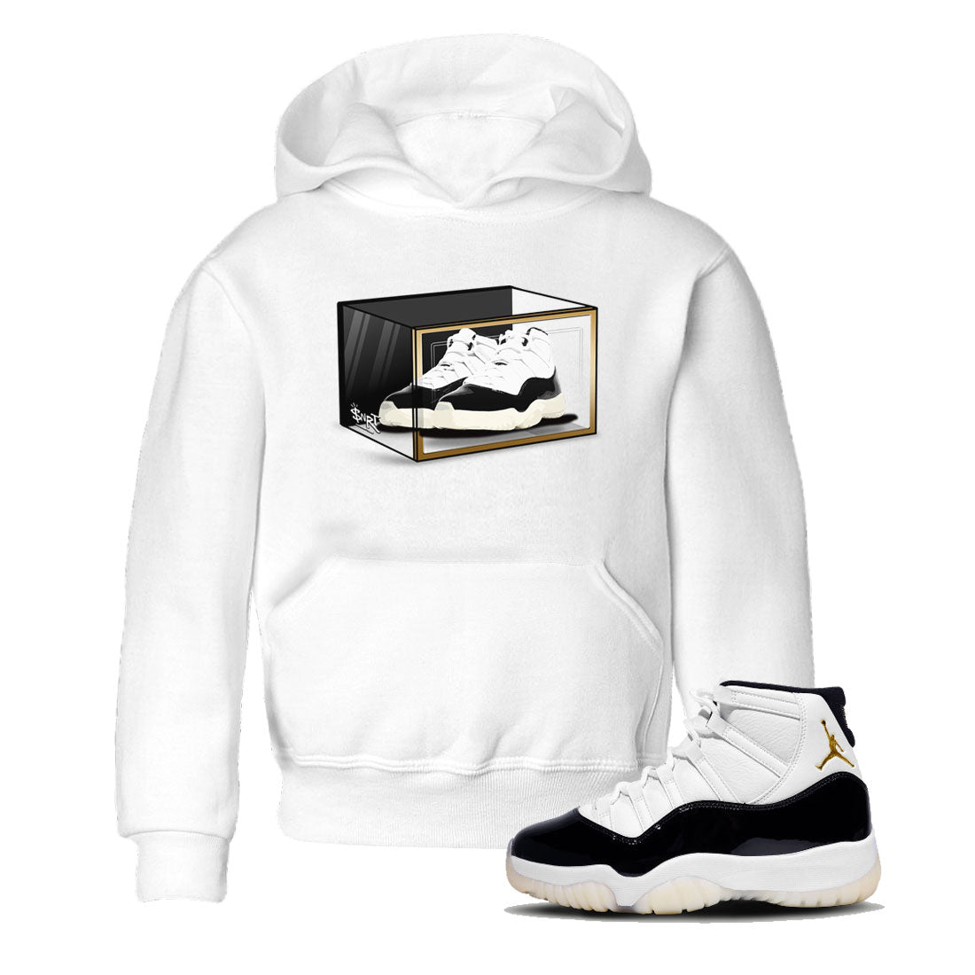 Shoe Box snkmatch Tee Kids - Air Jordan 11 Gratitude