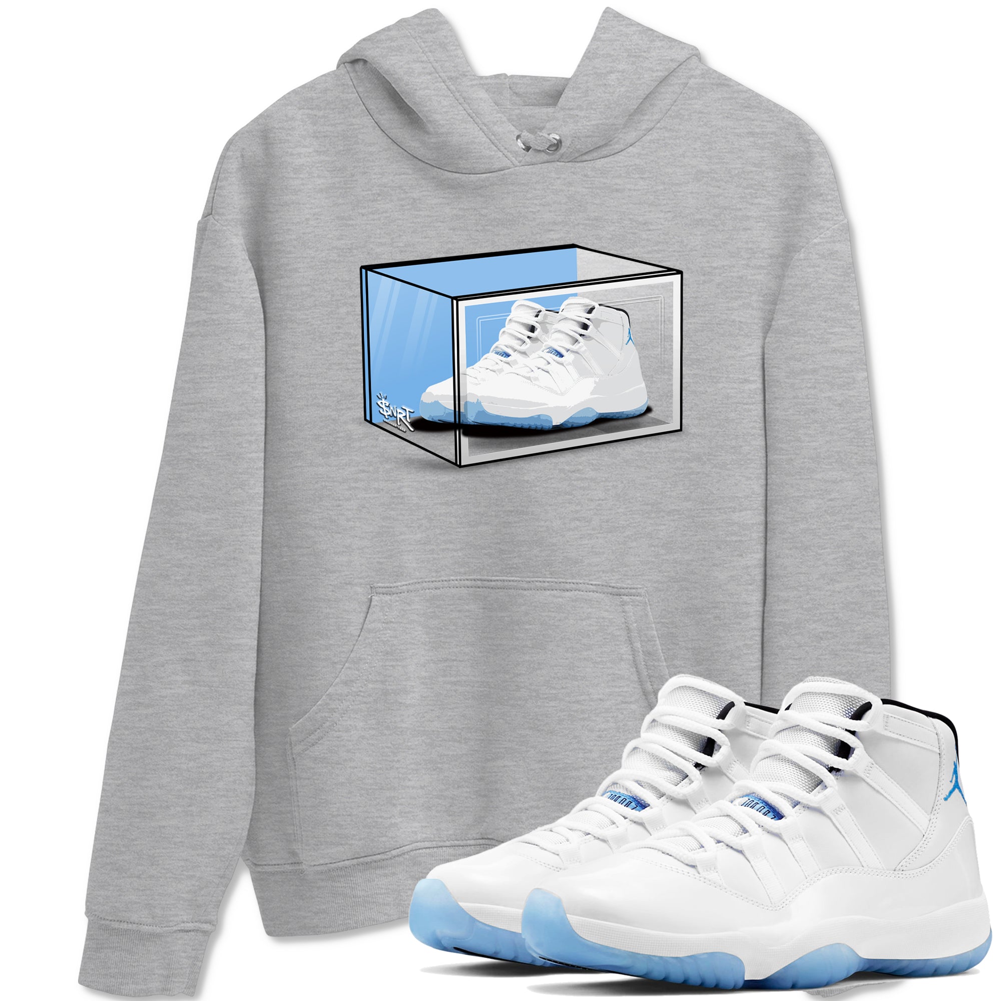 Shoe Box snkmatch Tees - Air Jordan 11 Legend Blue