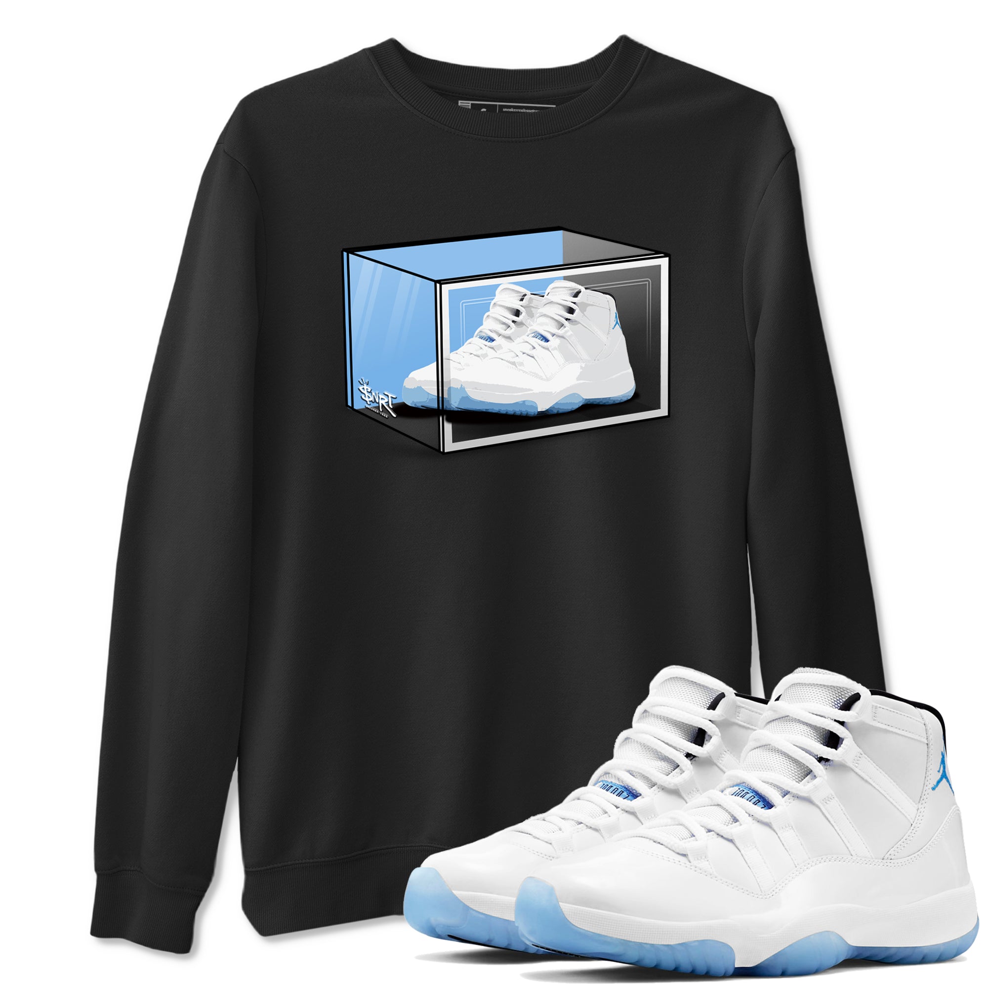 Shoe Box snkmatch Tees - Air Jordan 11 Legend Blue