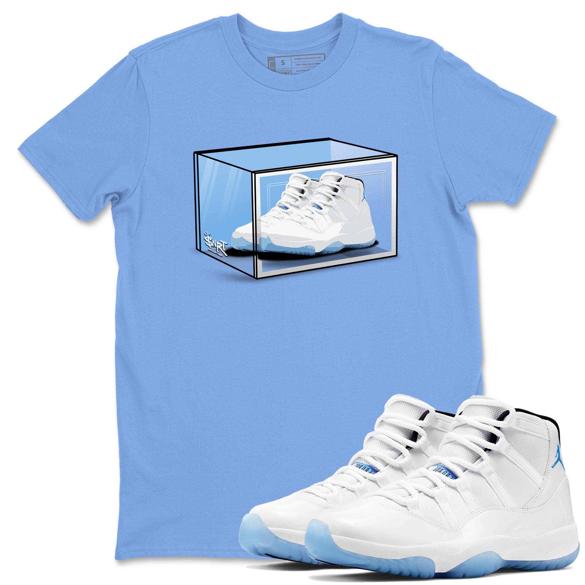 Shoe Box snkmatch Tees - Air Jordan 11 Legend Blue