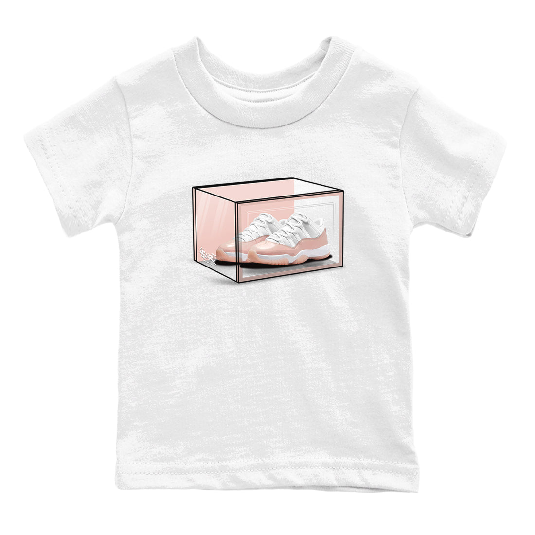 Shoe Box snkmatch Tees Kids - Air Jordan 11 Legend Pink