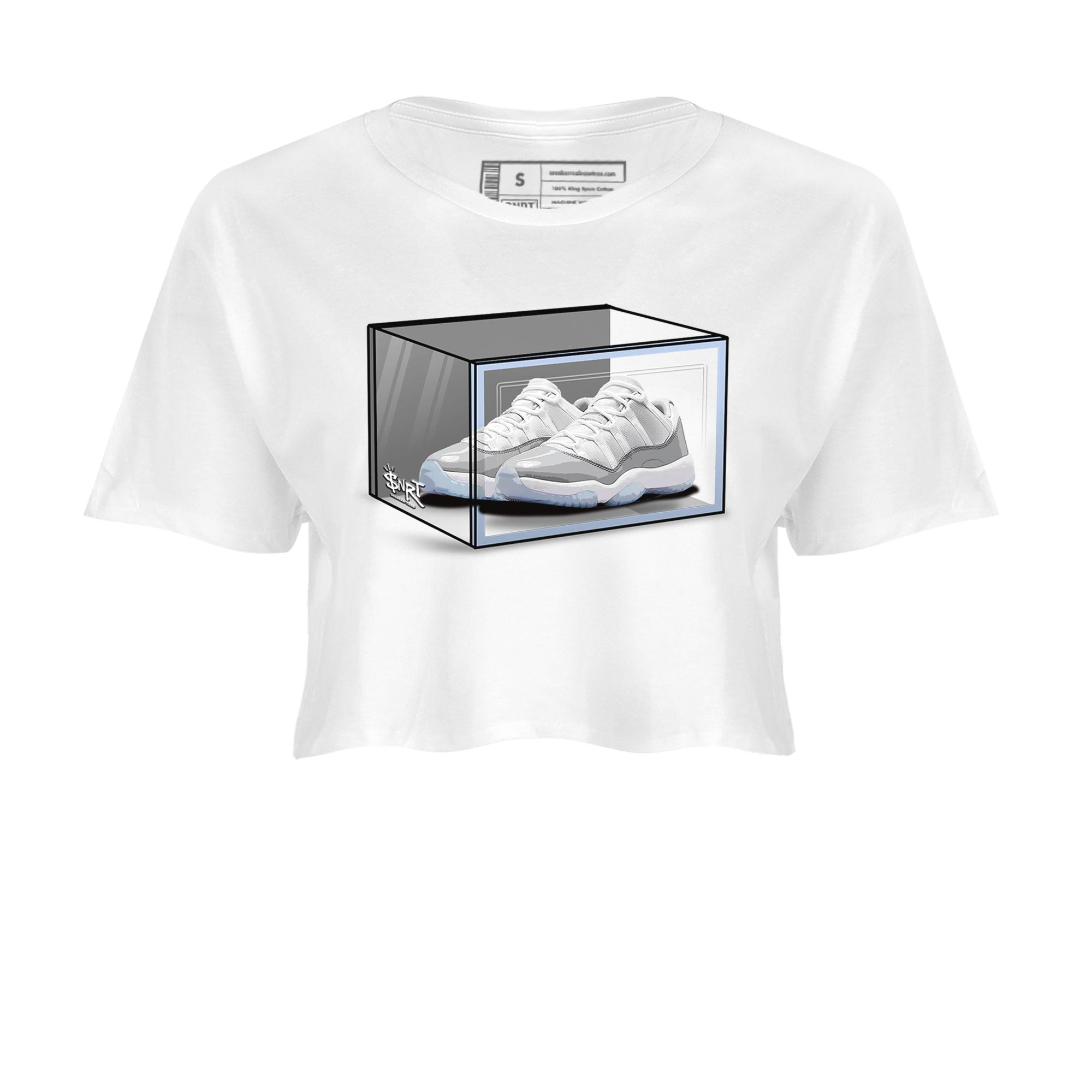 Shoe Box snkmatch Women's Top - Air Jordan 11 White Cement