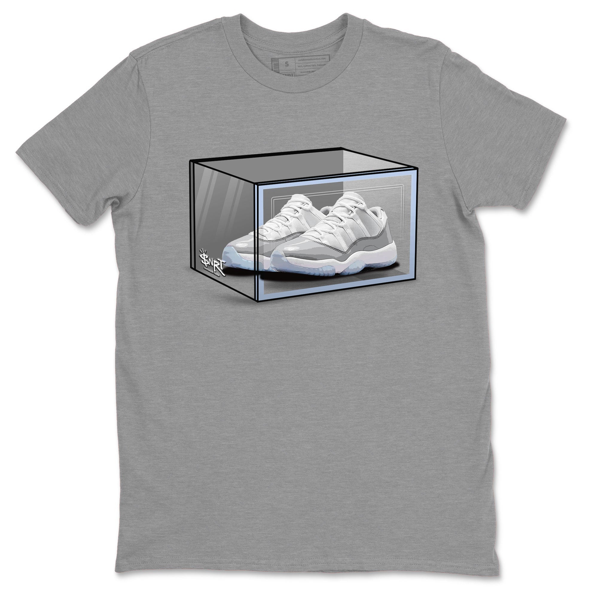 Shoe Box snkmatch Tee - Air Jordan 11 White Cement