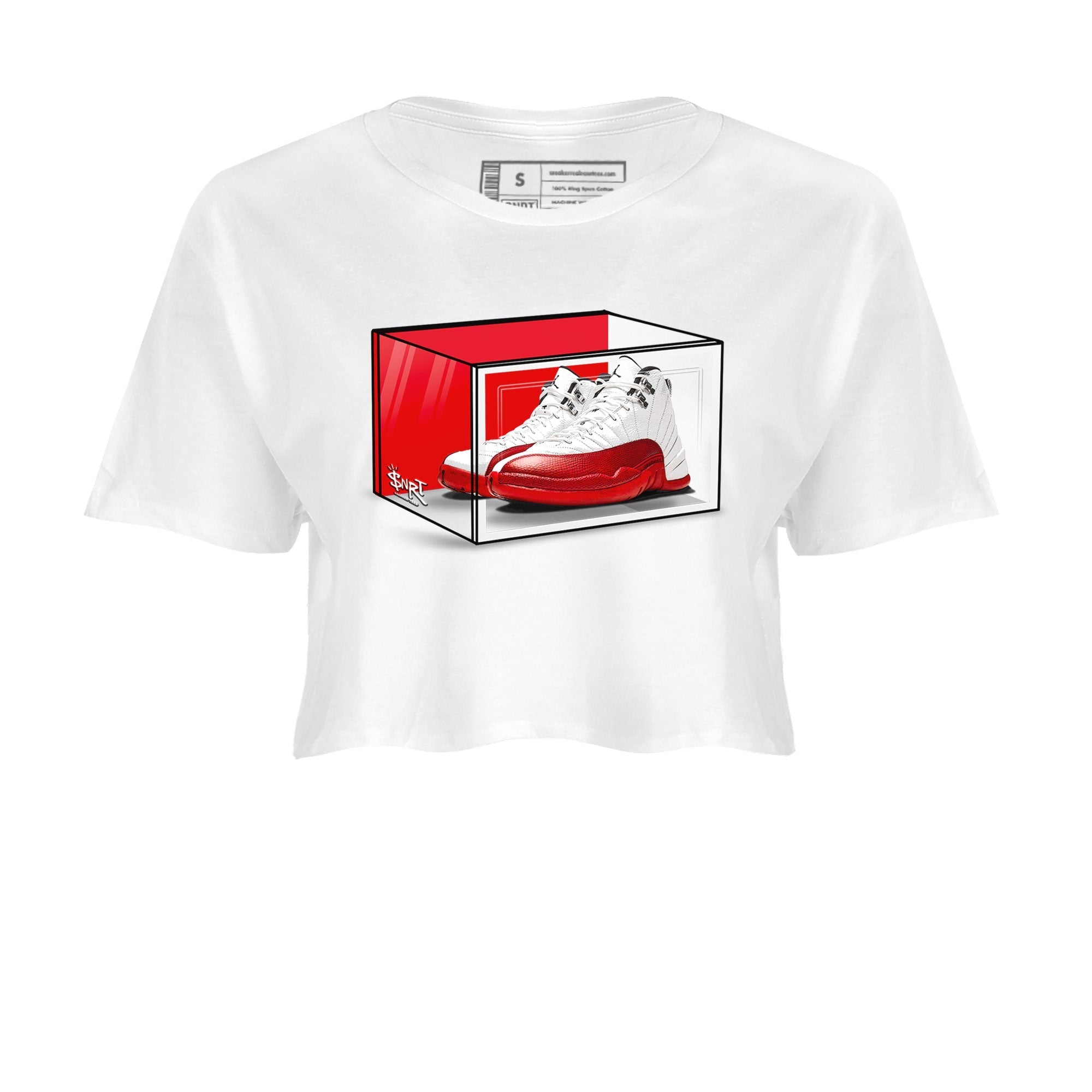 Shoe Box snkmatch Women's Top - Air Jordan 12 Cherry