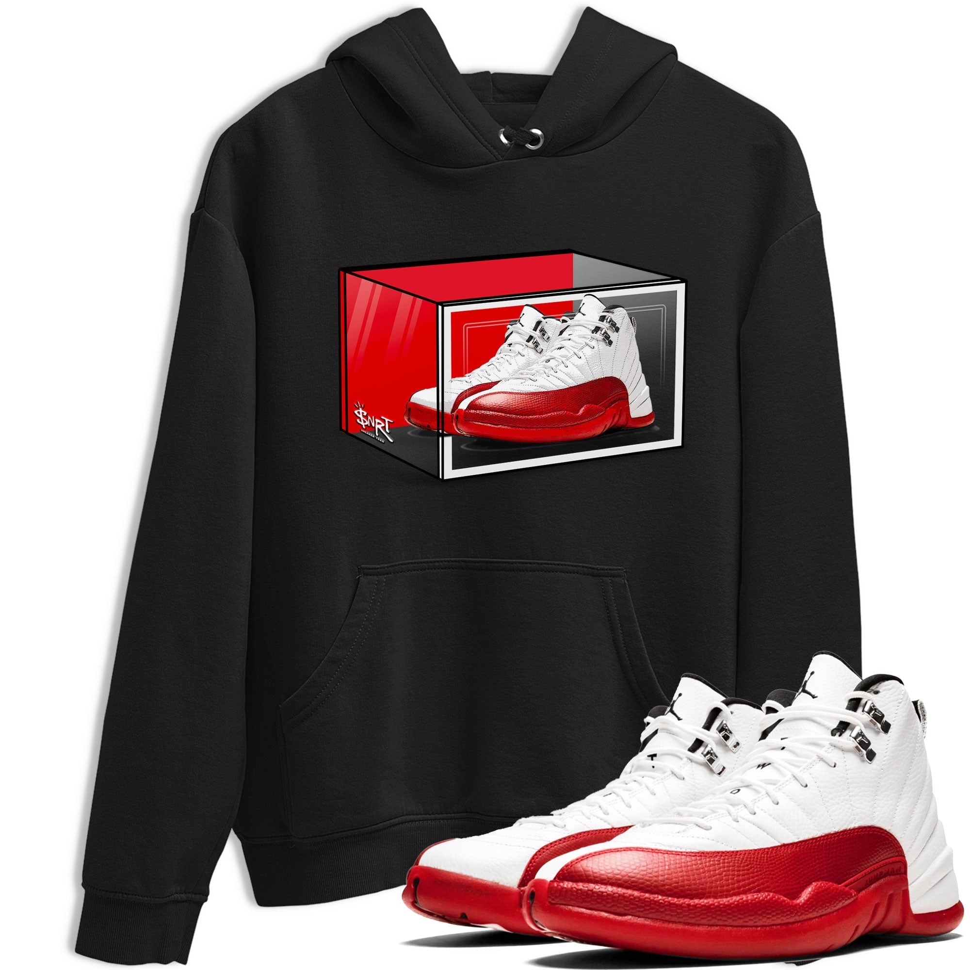 Shoe Box snkmatch Tee - Air Jordan 12 Cherry