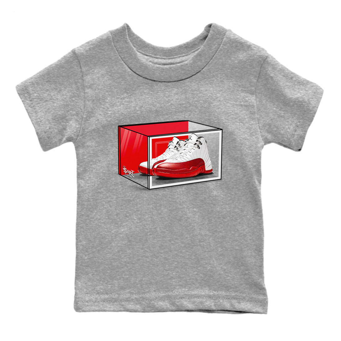 Shoe Box snkmatch Tee Kids - Air Jordan 12 Cherry