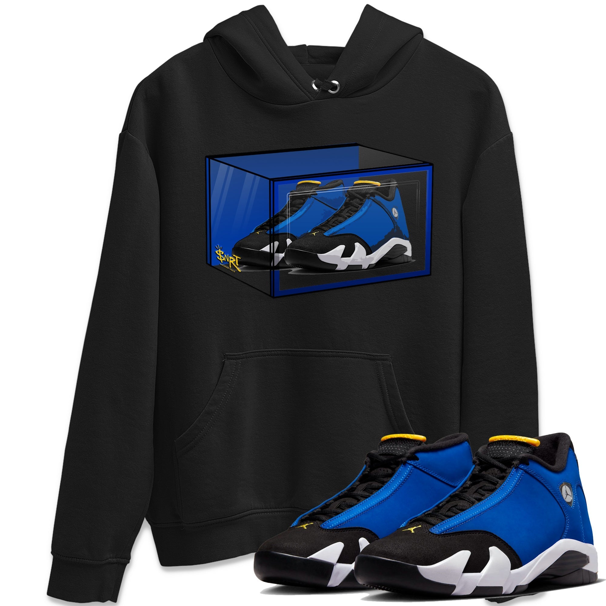 Shoe Box Unisex Tops - Air Jordan 14 Laney