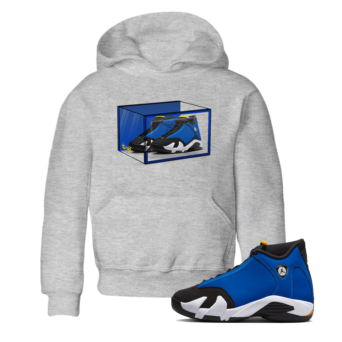 Shoe Box Kids Tops - Air Jordan 14 Laney