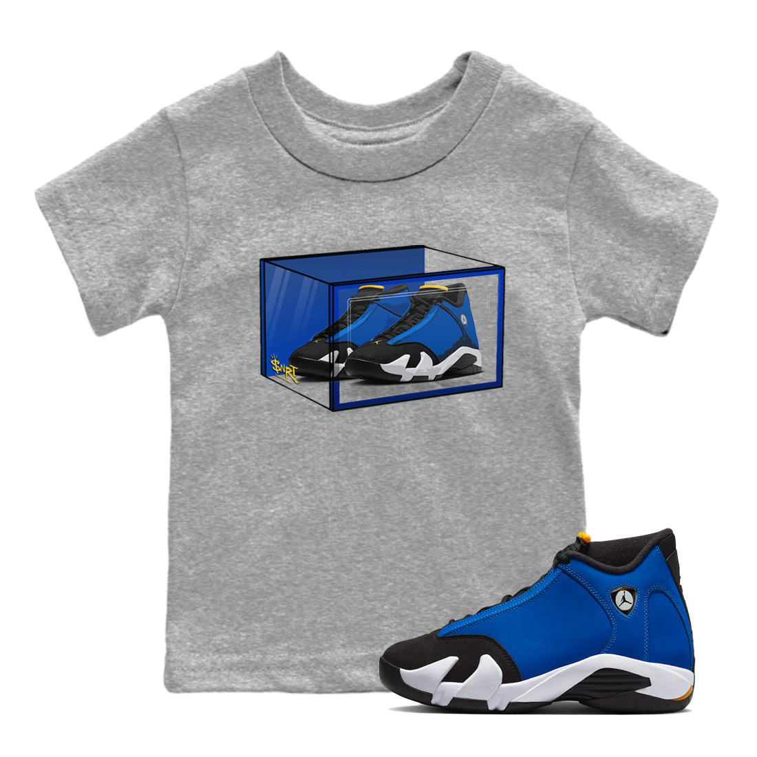 Shoe Box Kids Tops - Air Jordan 14 Laney