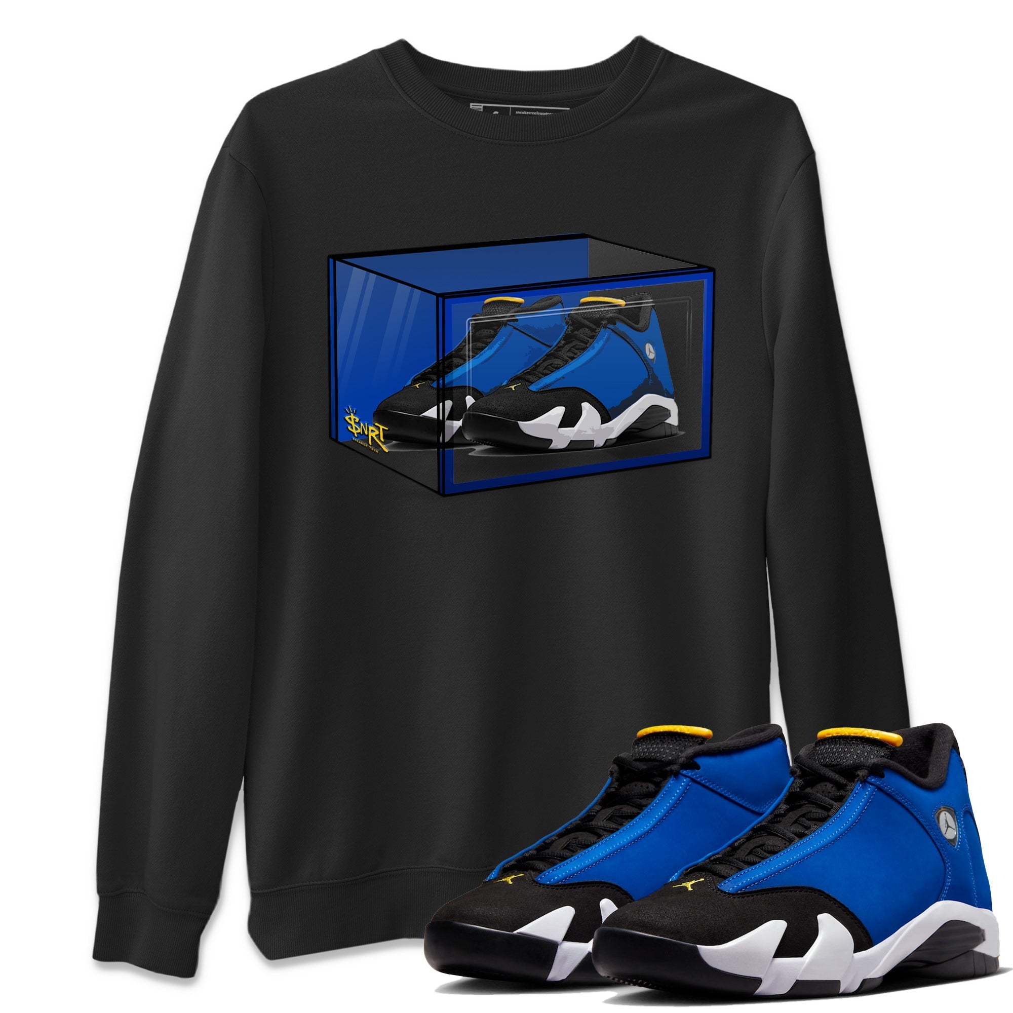 Shoe Box Unisex Tops - Air Jordan 14 Laney