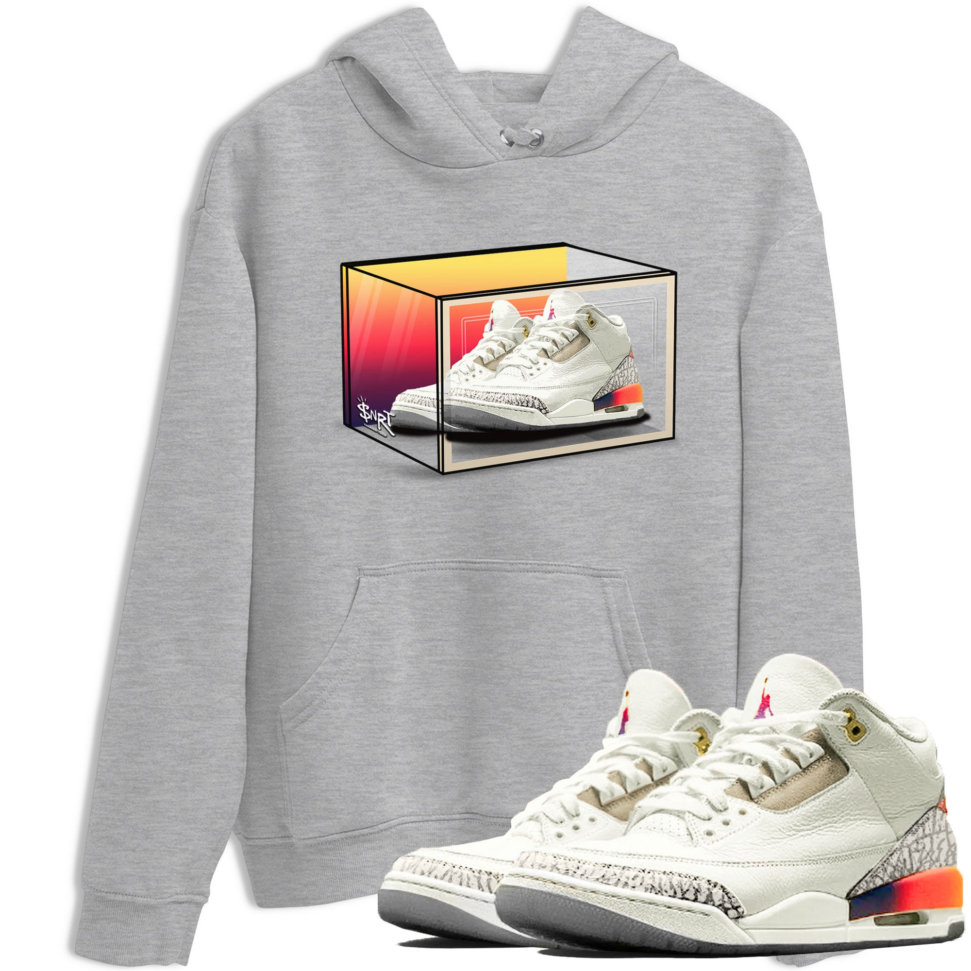 Shoe Box snkmatch Tee - Air Jordan 3 J Balvin