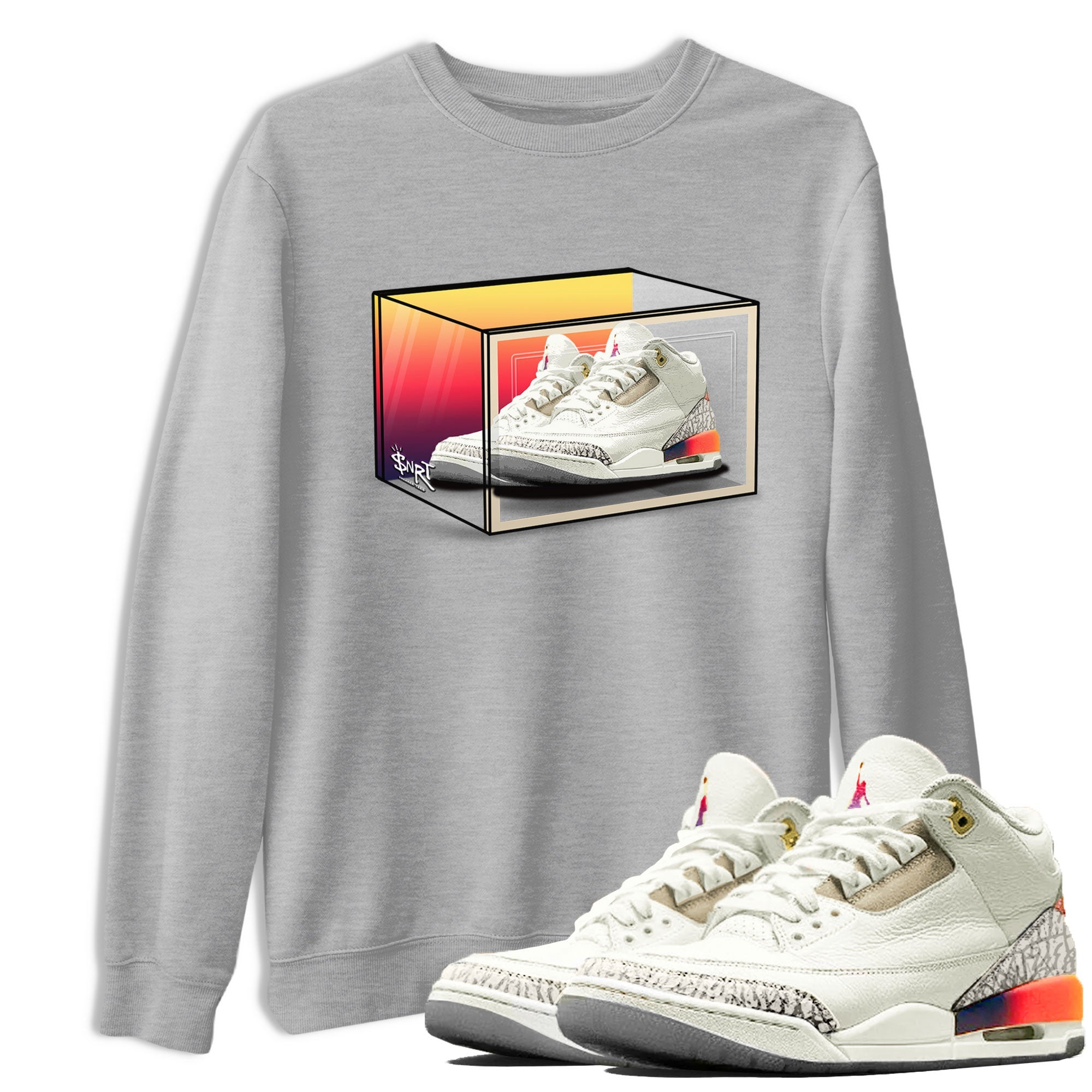 Shoe Box snkmatch Tee - Air Jordan 3 J Balvin