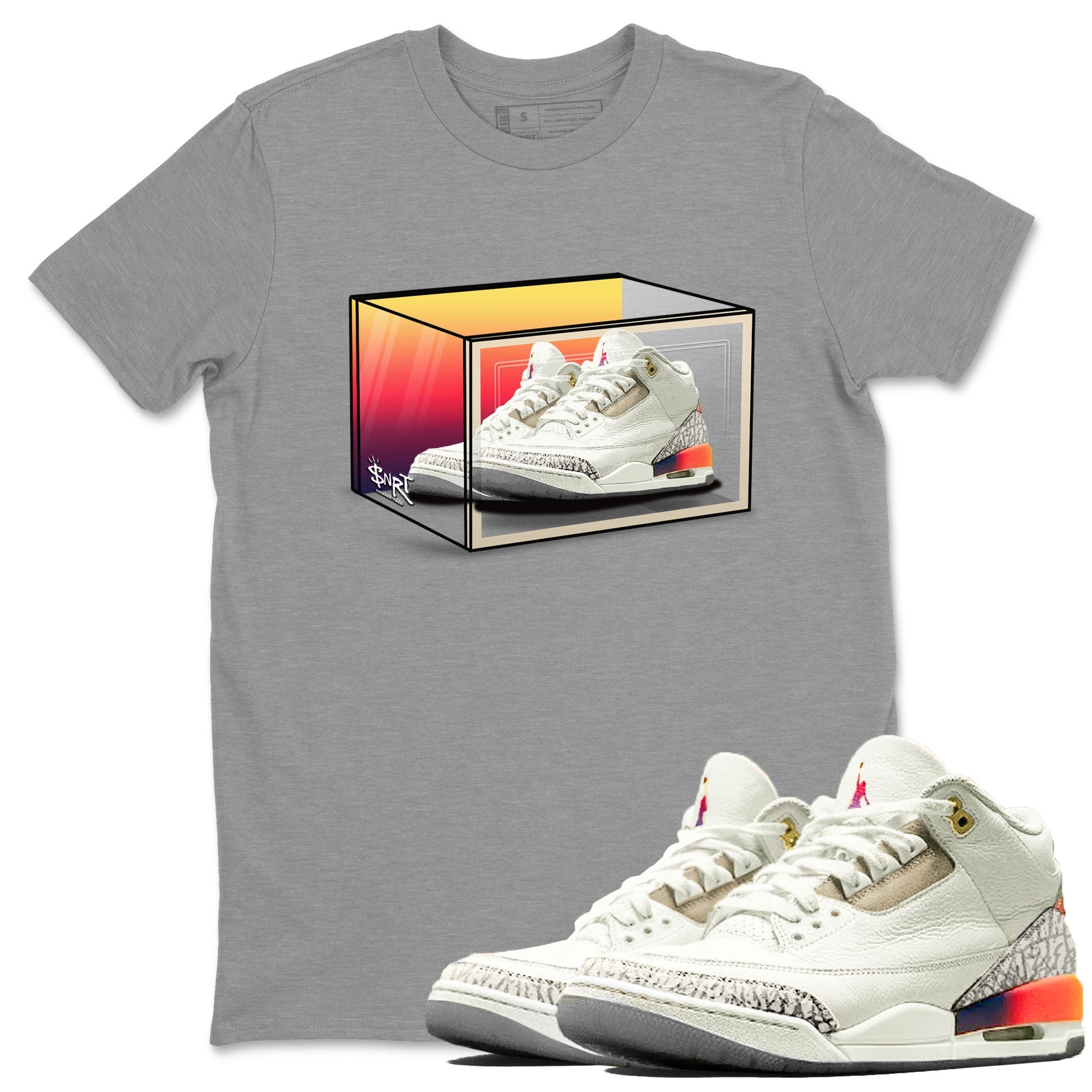 Shoe Box snkmatch Tee - Air Jordan 3 J Balvin
