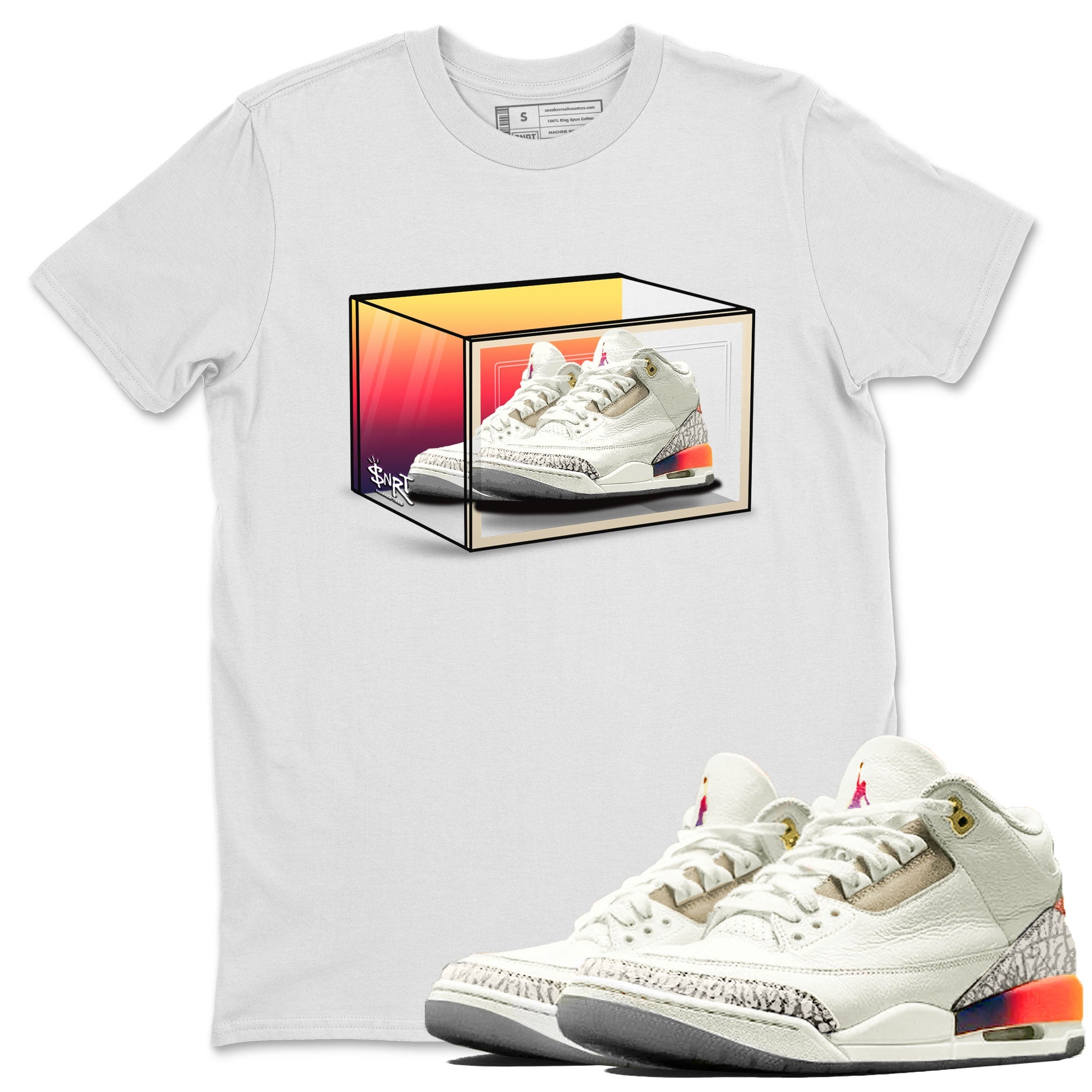 Shoe Box snkmatch Tee - Air Jordan 3 J Balvin