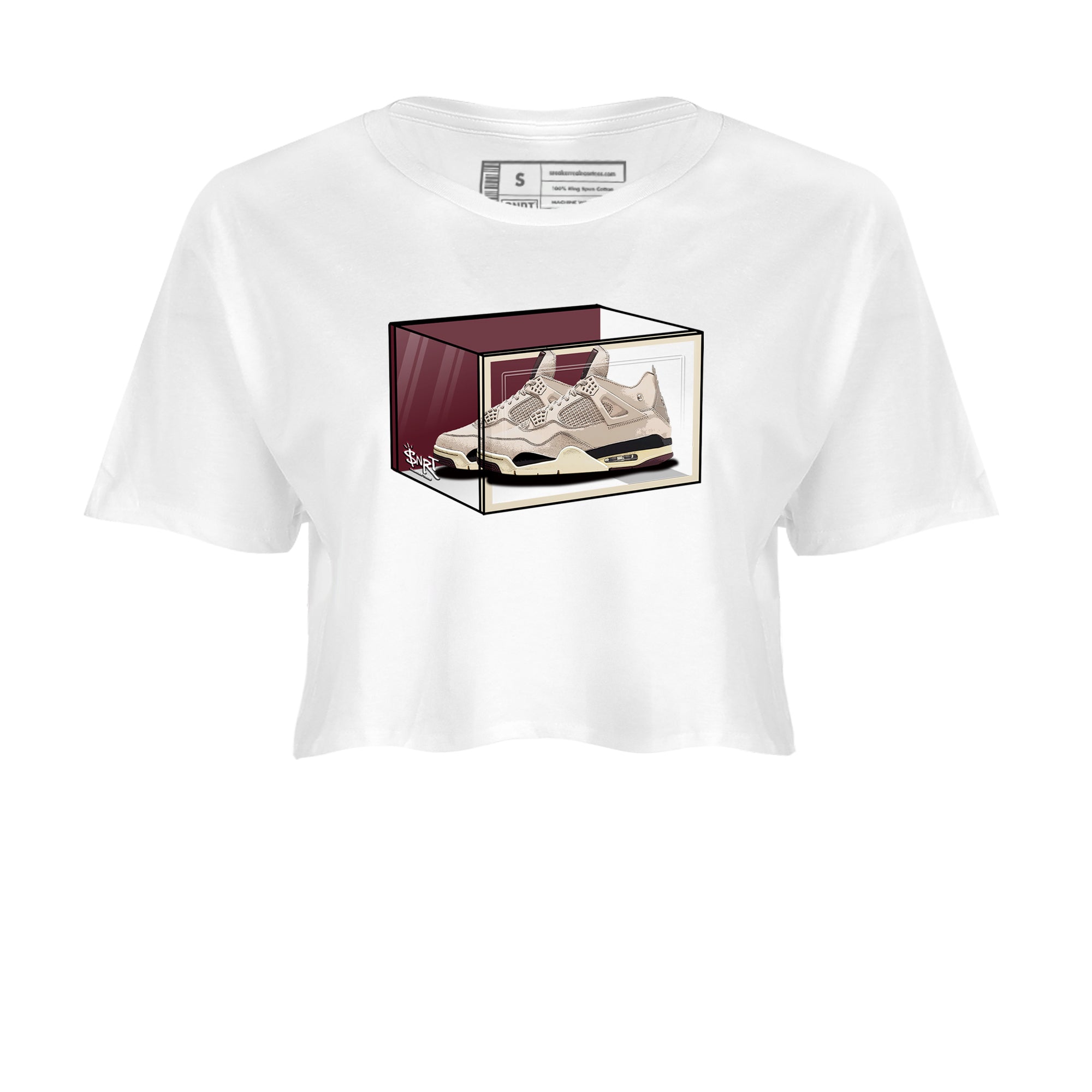 Shoe Box snkmatch Women's Top - Air Jordan 4 A Ma Maniere x Fossil Stone