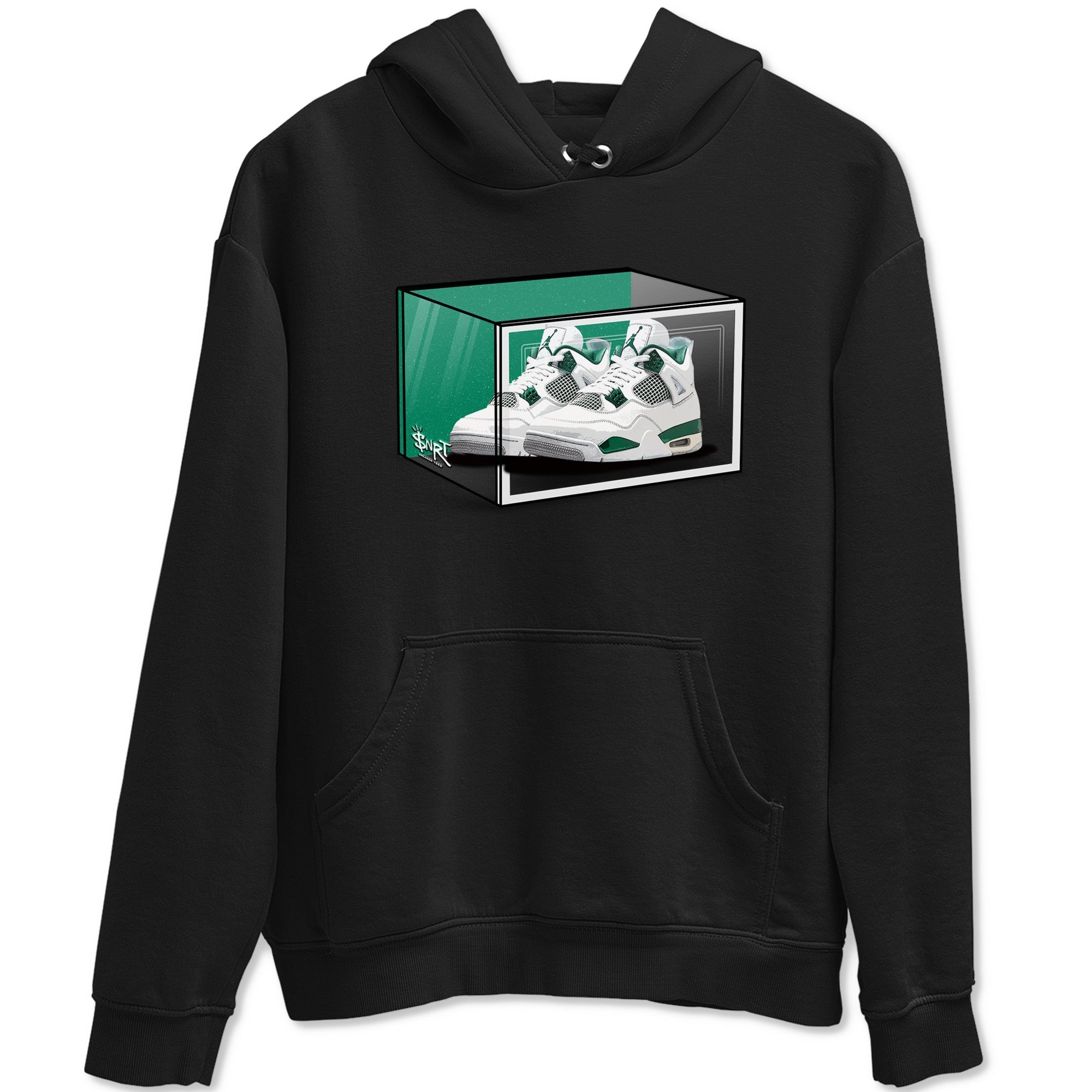 Shoe Box snkmatch Tees - Air Jordan 4 Oxidized Green