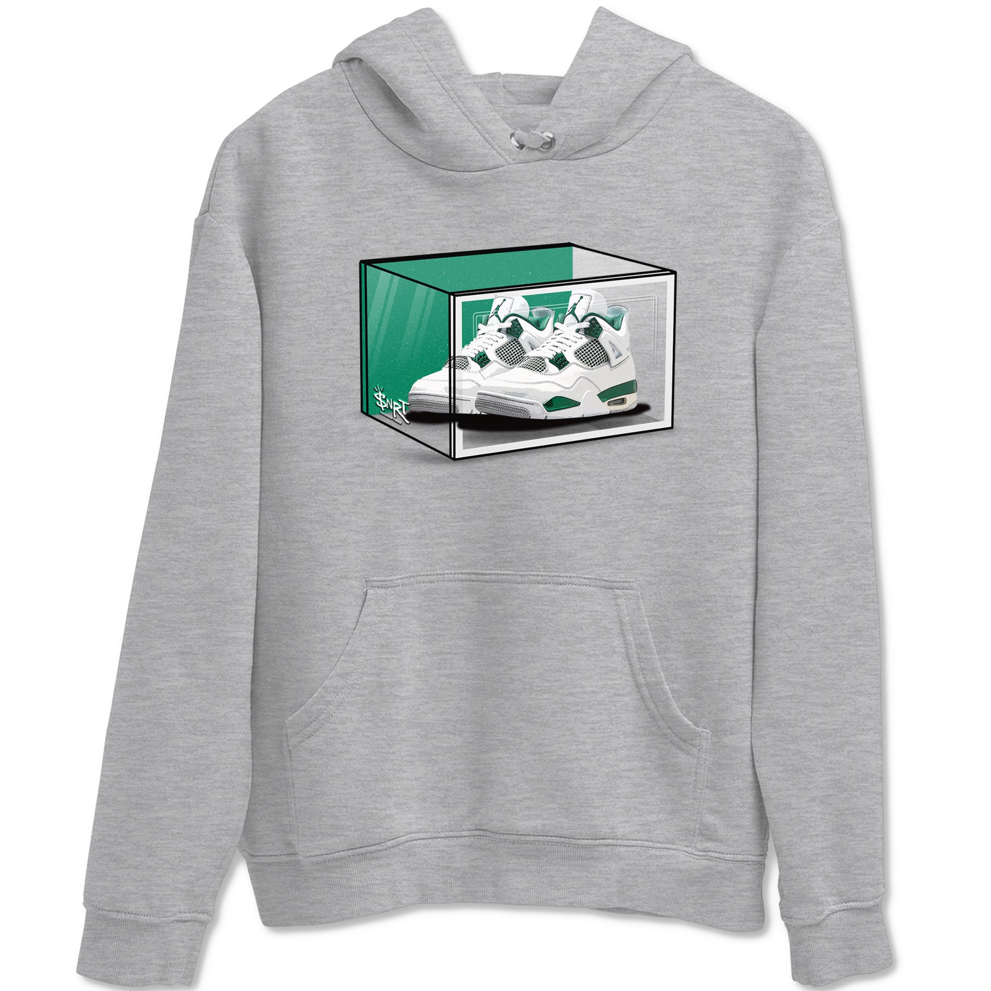 Shoe Box snkmatch Tees - Air Jordan 4 Oxidized Green