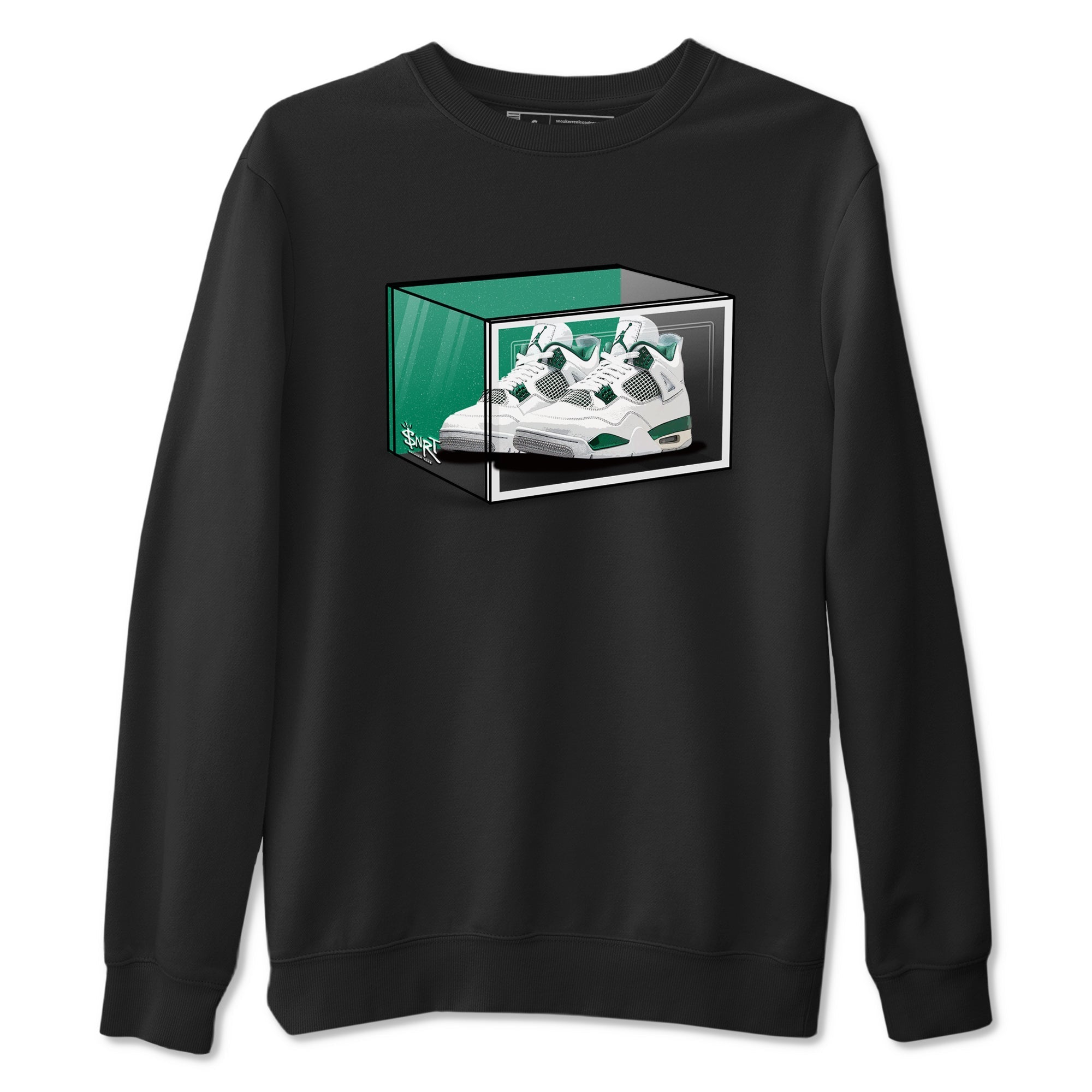 Shoe Box snkmatch Tees - Air Jordan 4 Oxidized Green