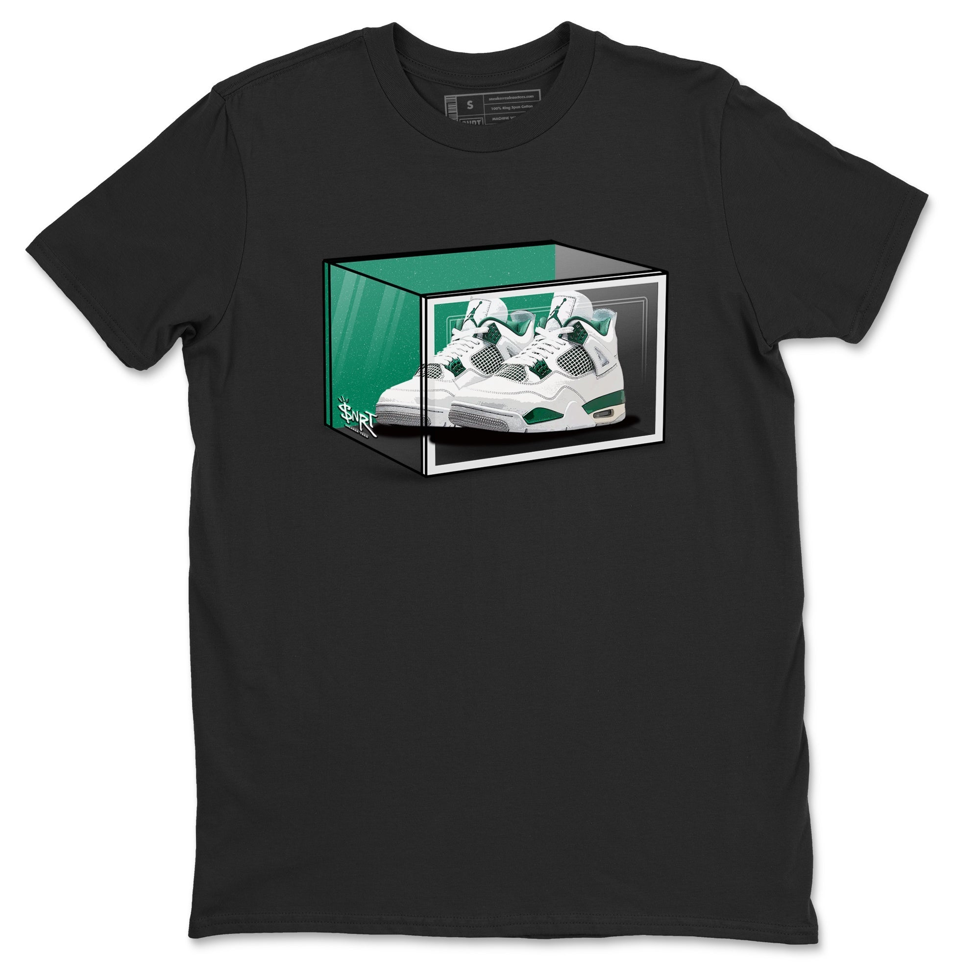 Shoe Box snkmatch Tees - Air Jordan 4 Oxidized Green