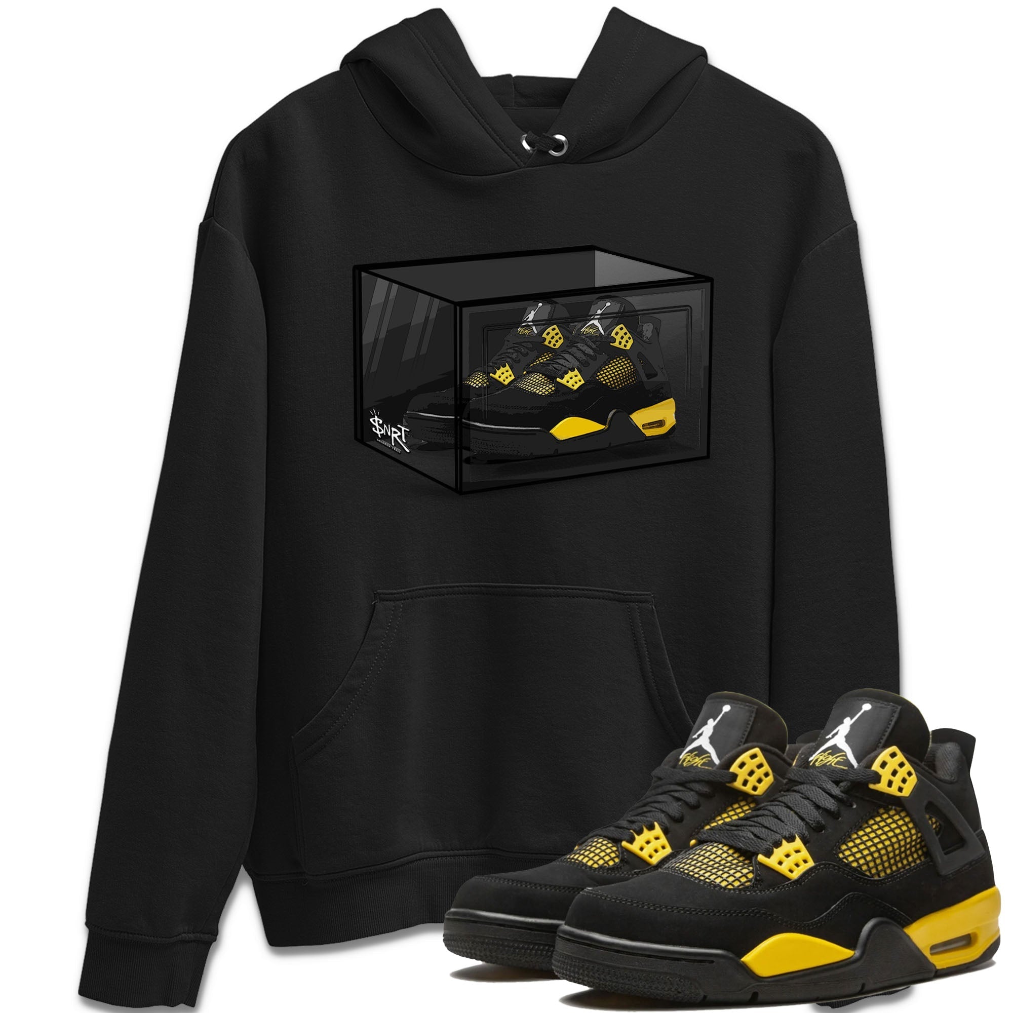Shoe Box Unisex Tops - Air Jordan 4 Thunder