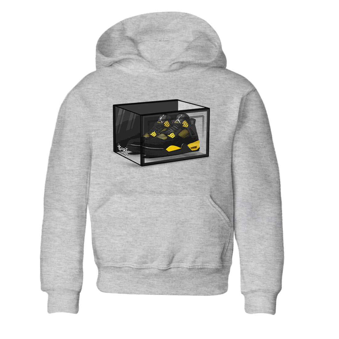 Shoe Box Kids Tops - Air Jordan 4 Thunder