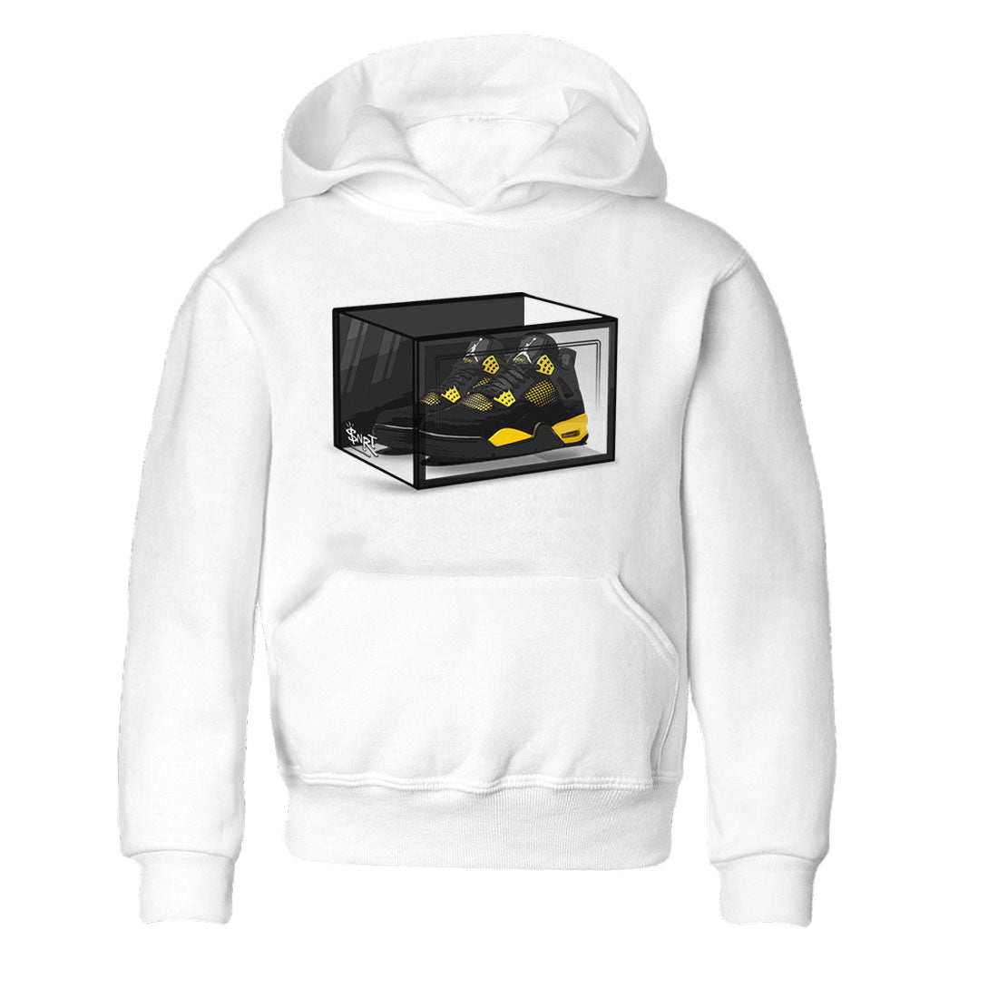 Shoe Box Kids Tops - Air Jordan 4 Thunder