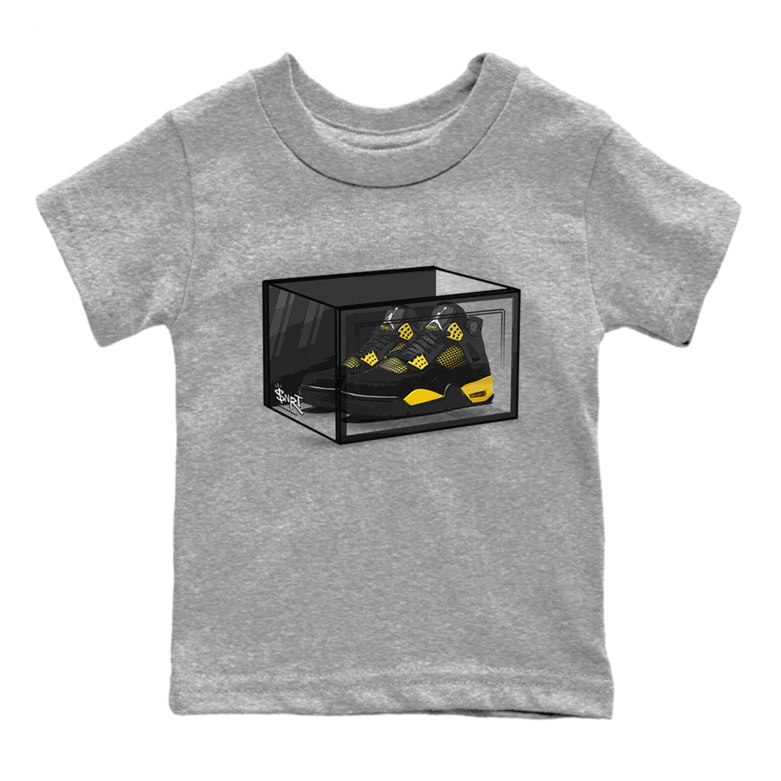 Shoe Box Kids Tops - Air Jordan 4 Thunder