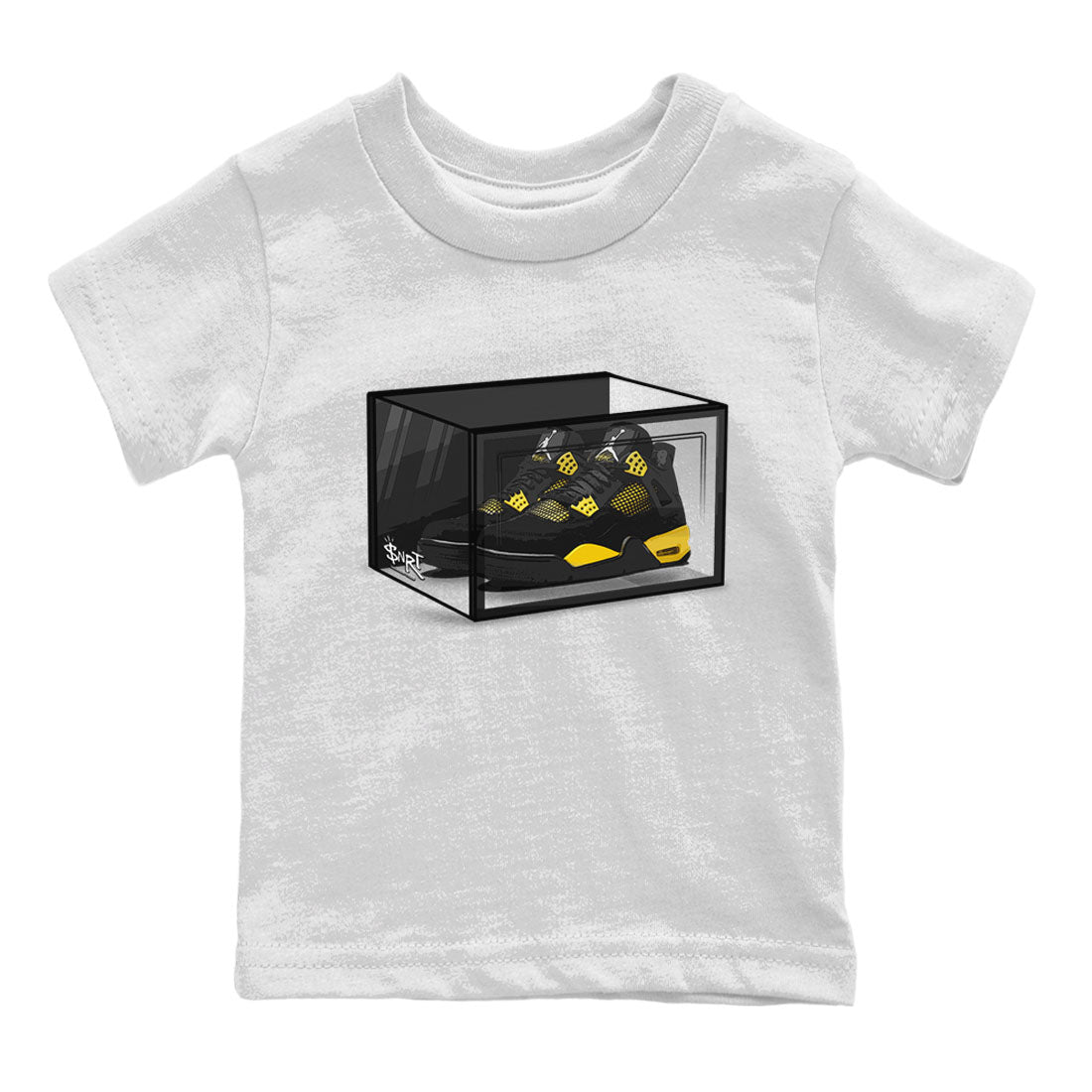 Shoe Box Kids Tops - Air Jordan 4 Thunder