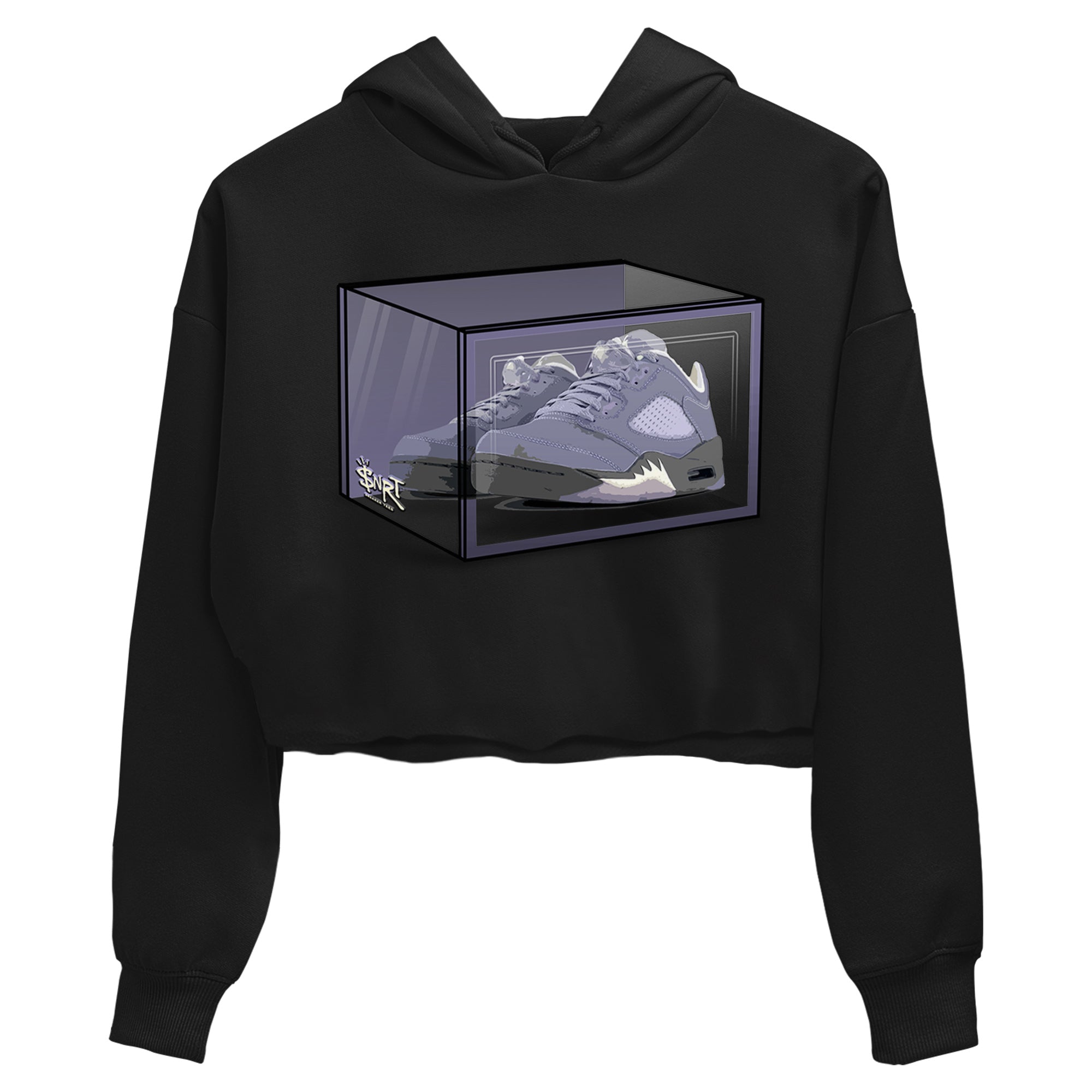 Shoe Box Women's Tops - Air Jordan 5 Indigo Haze