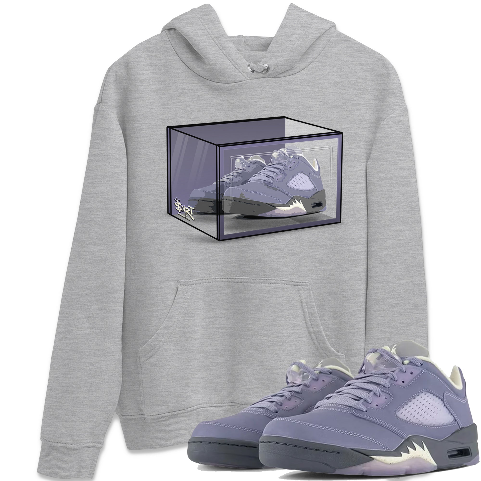 Shoe Box Unisex Tops - Air Jordan 5 Indigo Haze