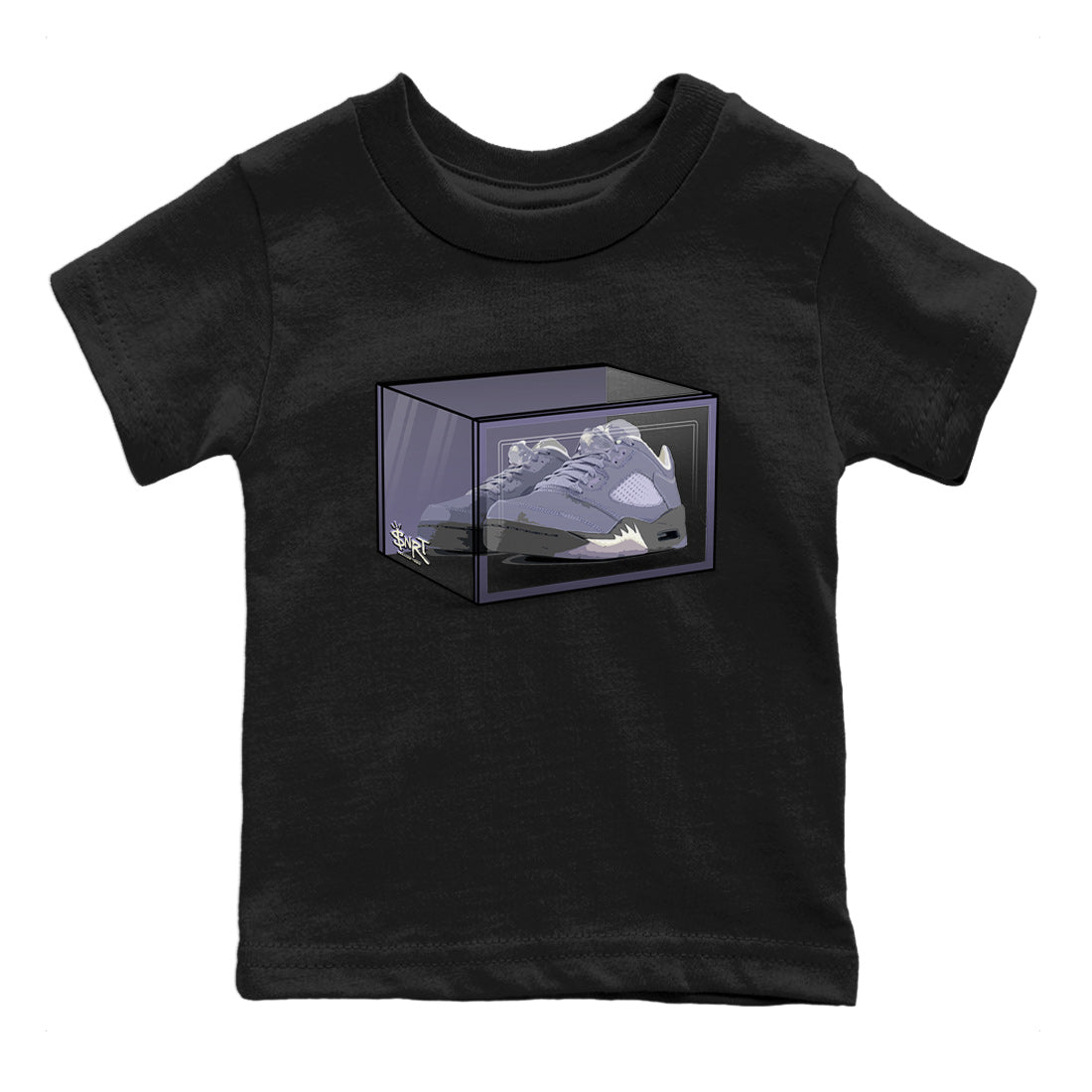 Shoe Box Kids Tops - Air Jordan 5 Indigo Haze