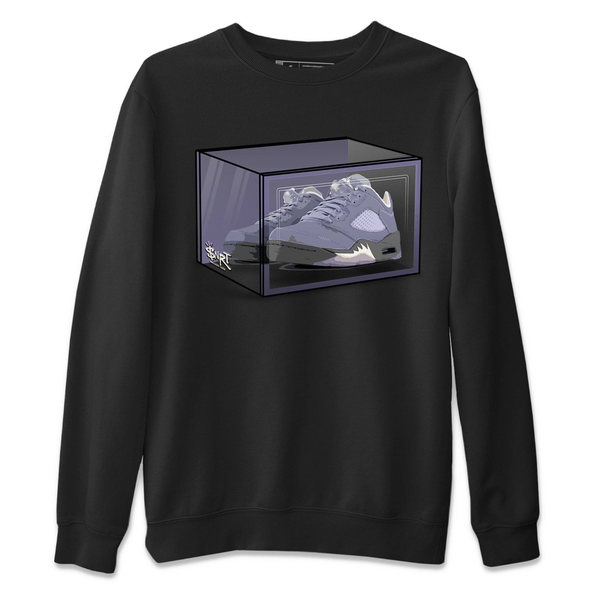 Shoe Box Unisex Tops - Air Jordan 5 Indigo Haze