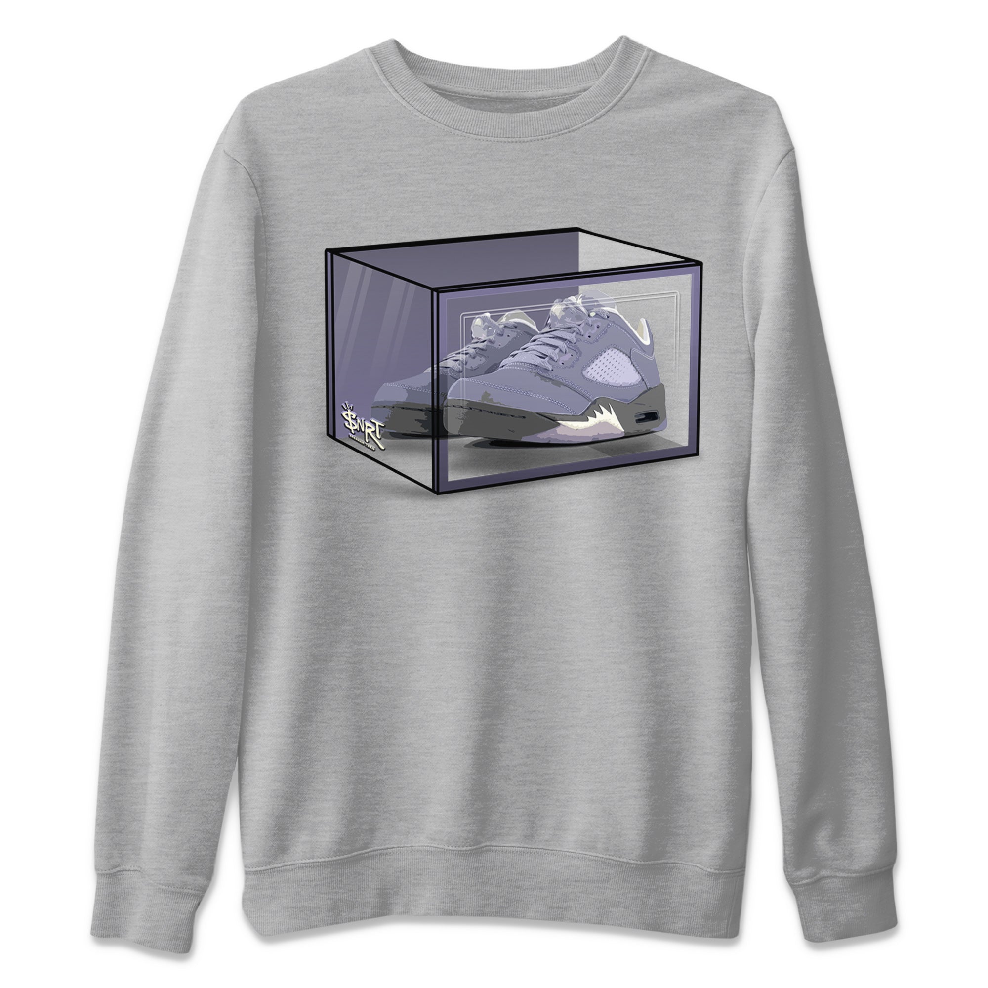 Shoe Box Unisex Tops - Air Jordan 5 Indigo Haze