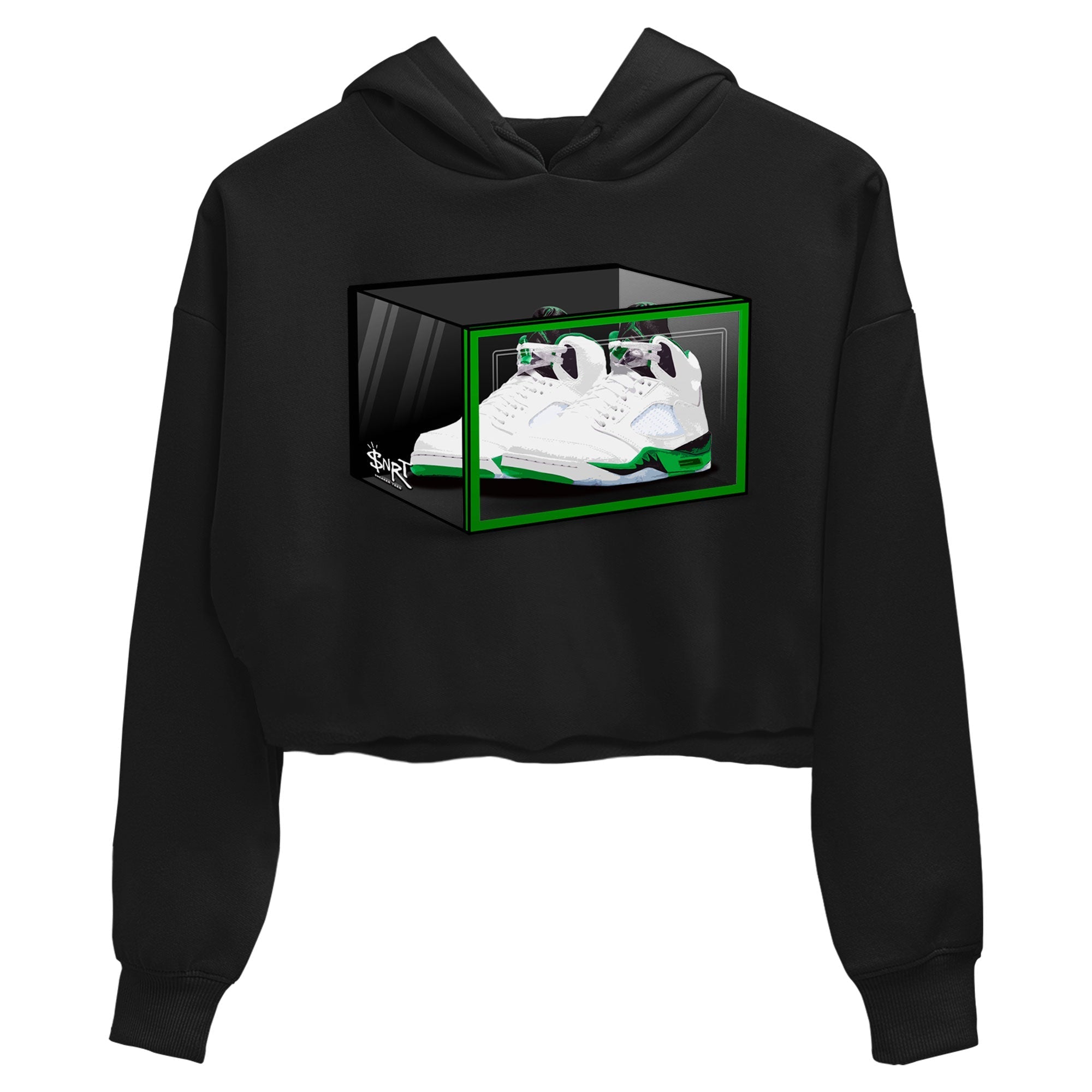 Shoe Box snkmatch Women's Top - Air Jordan 5 Lucky Green