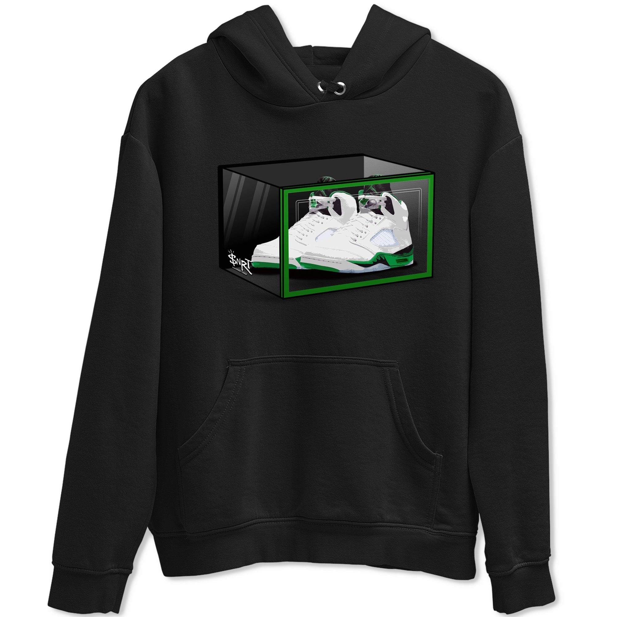 Shoe Box snkmatch Tee - Air Jordan 5 Lucky Green