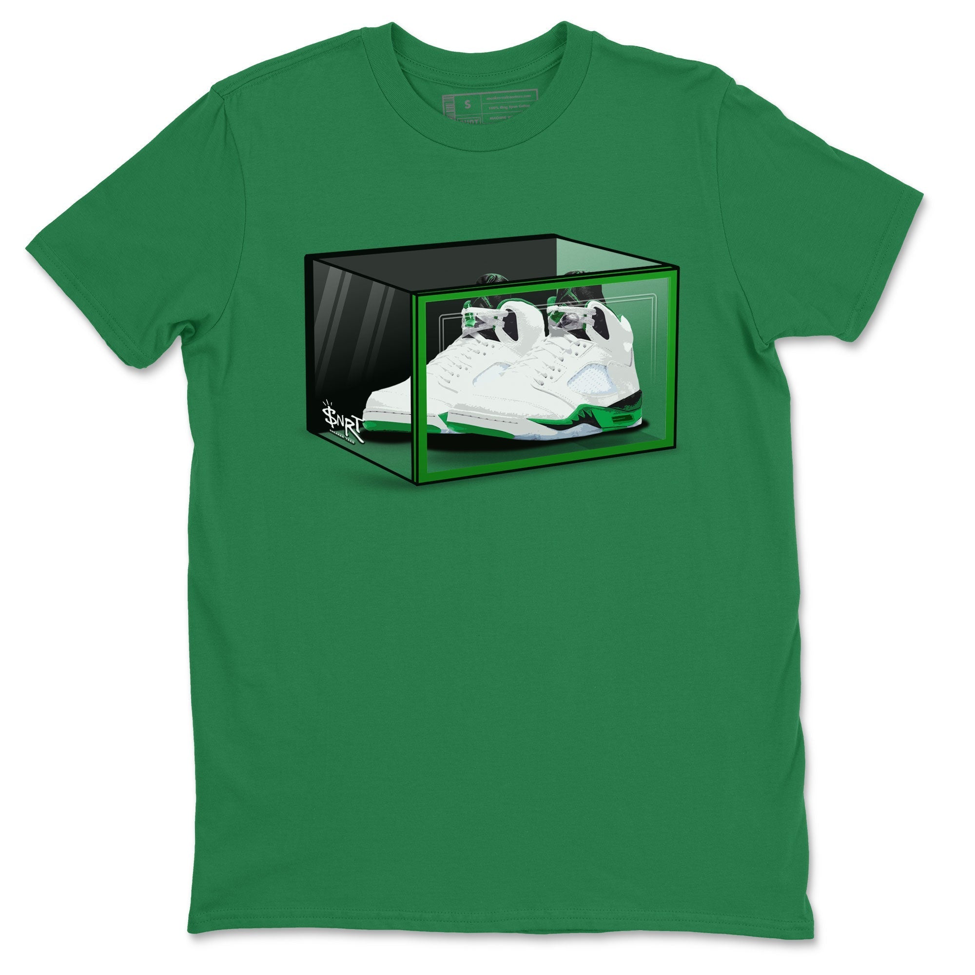 Shoe Box snkmatch Tee - Air Jordan 5 Lucky Green