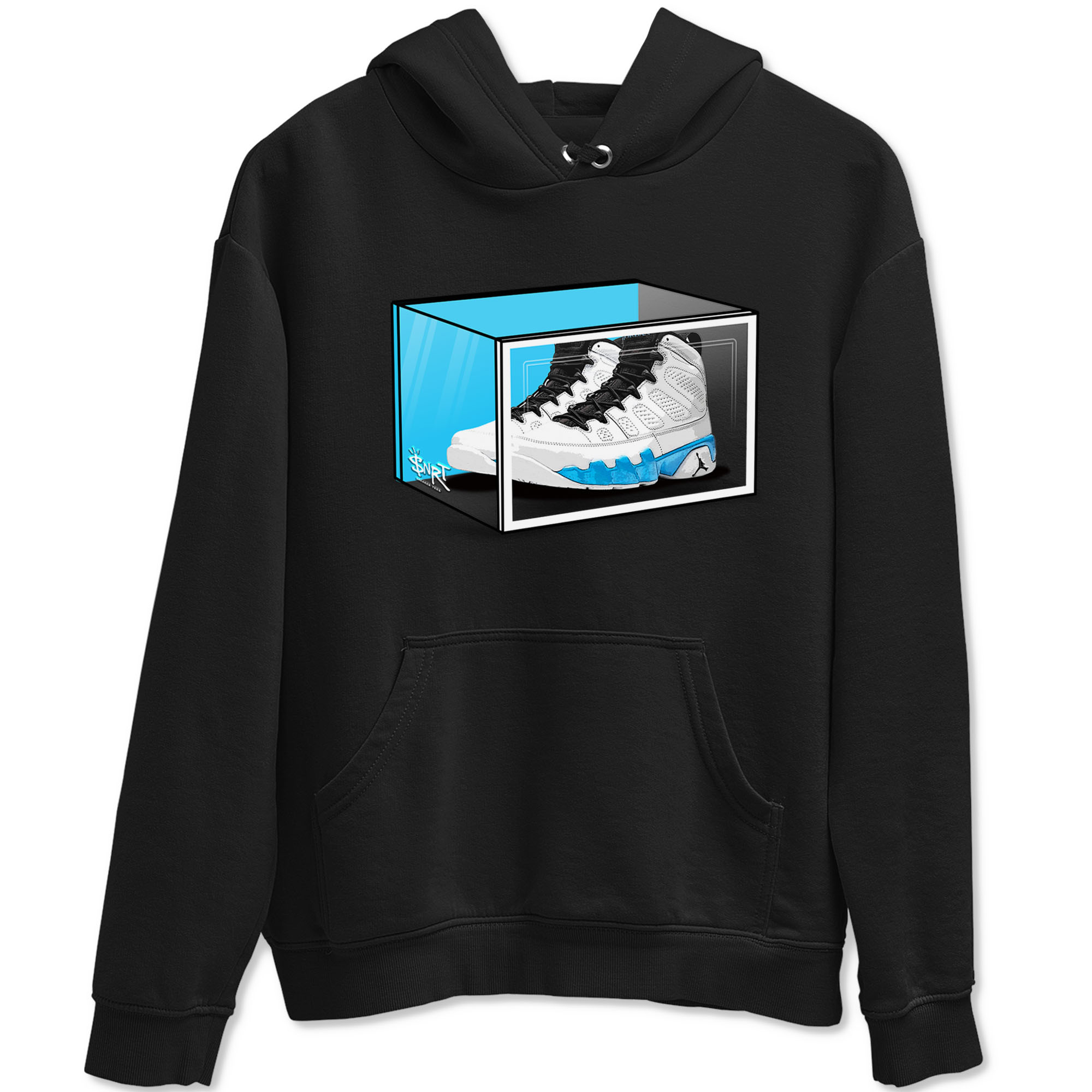 Shoe Box snkmatch Tees - Air Jordan 9 Powder Blue