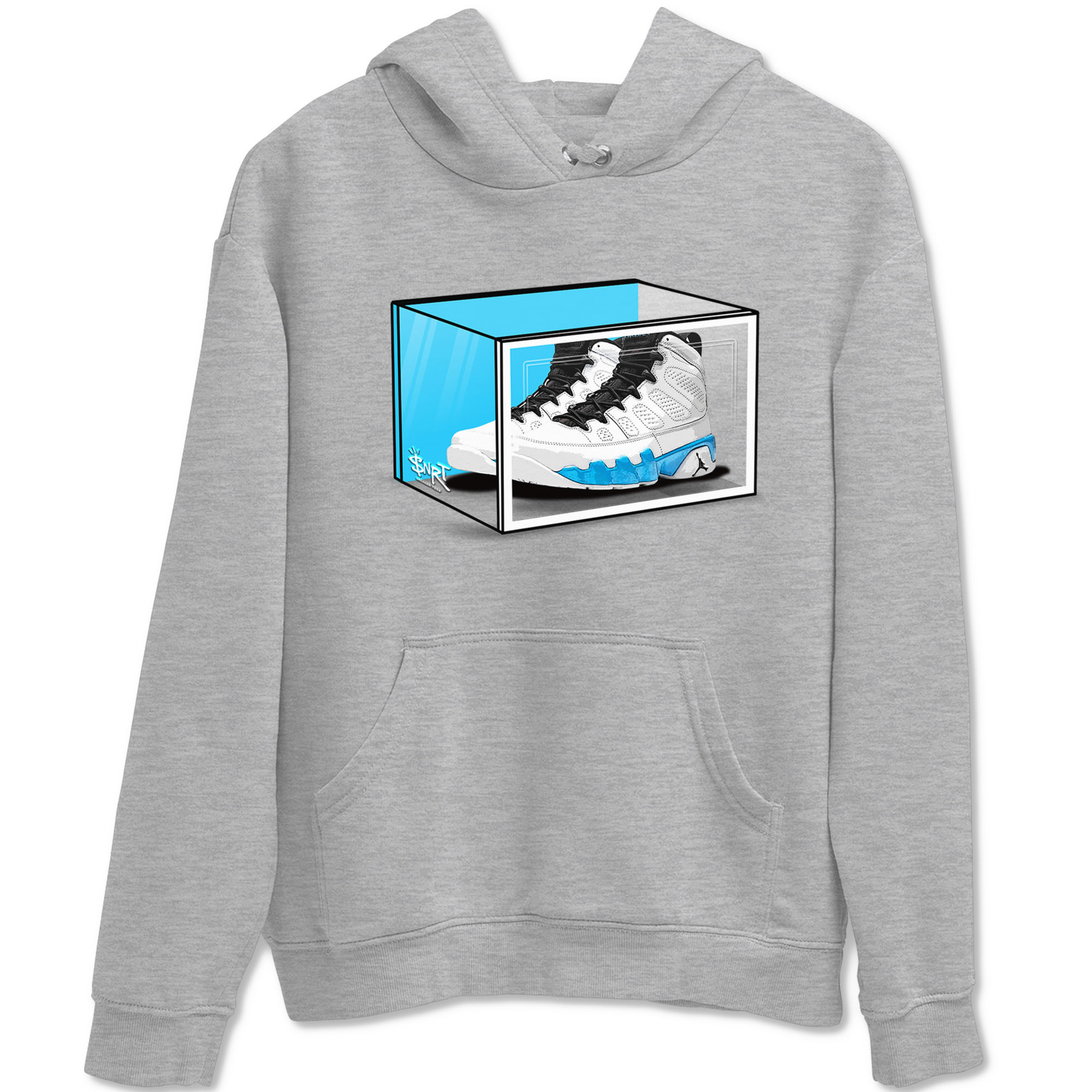 Shoe Box snkmatch Tees - Air Jordan 9 Powder Blue