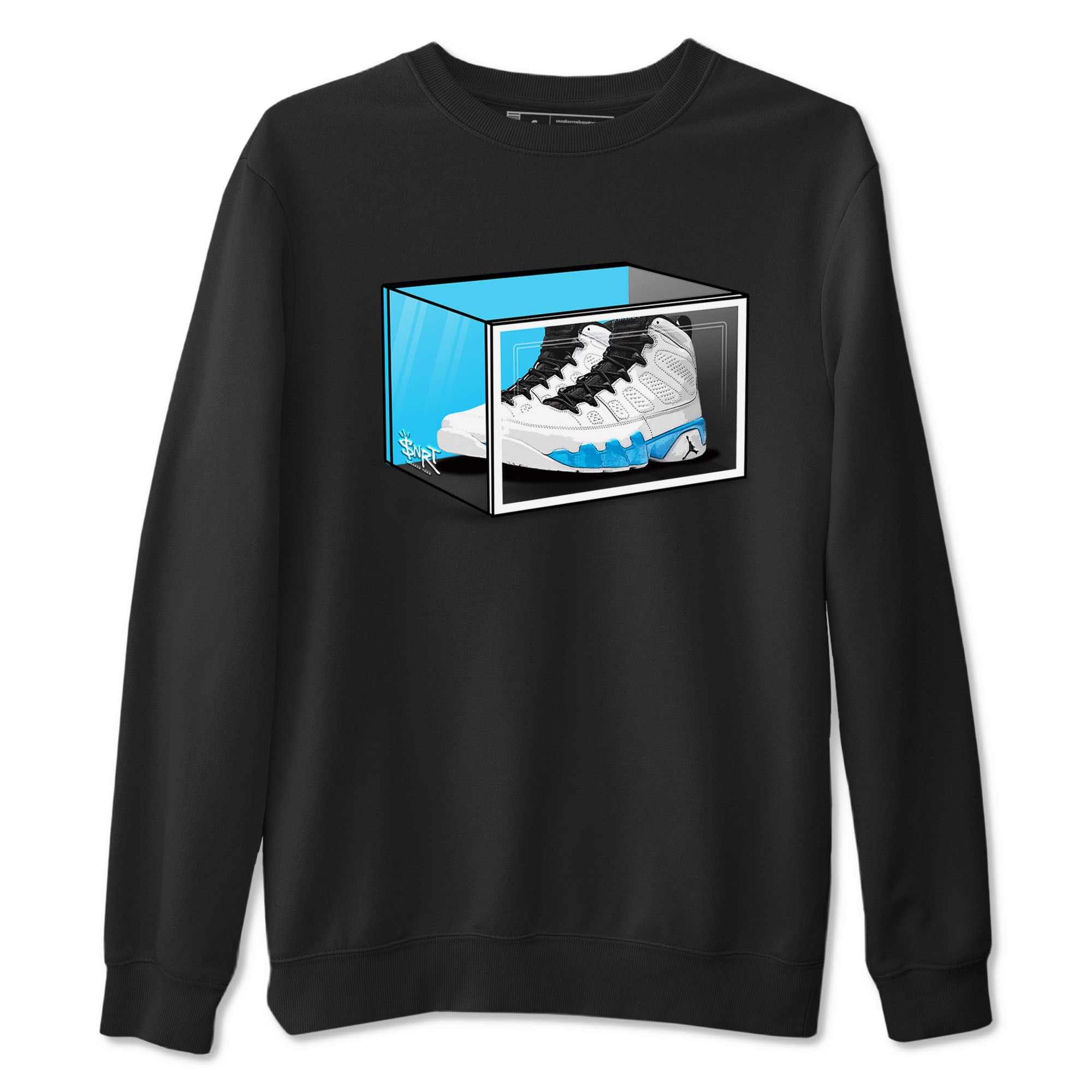 Shoe Box snkmatch Tees - Air Jordan 9 Powder Blue
